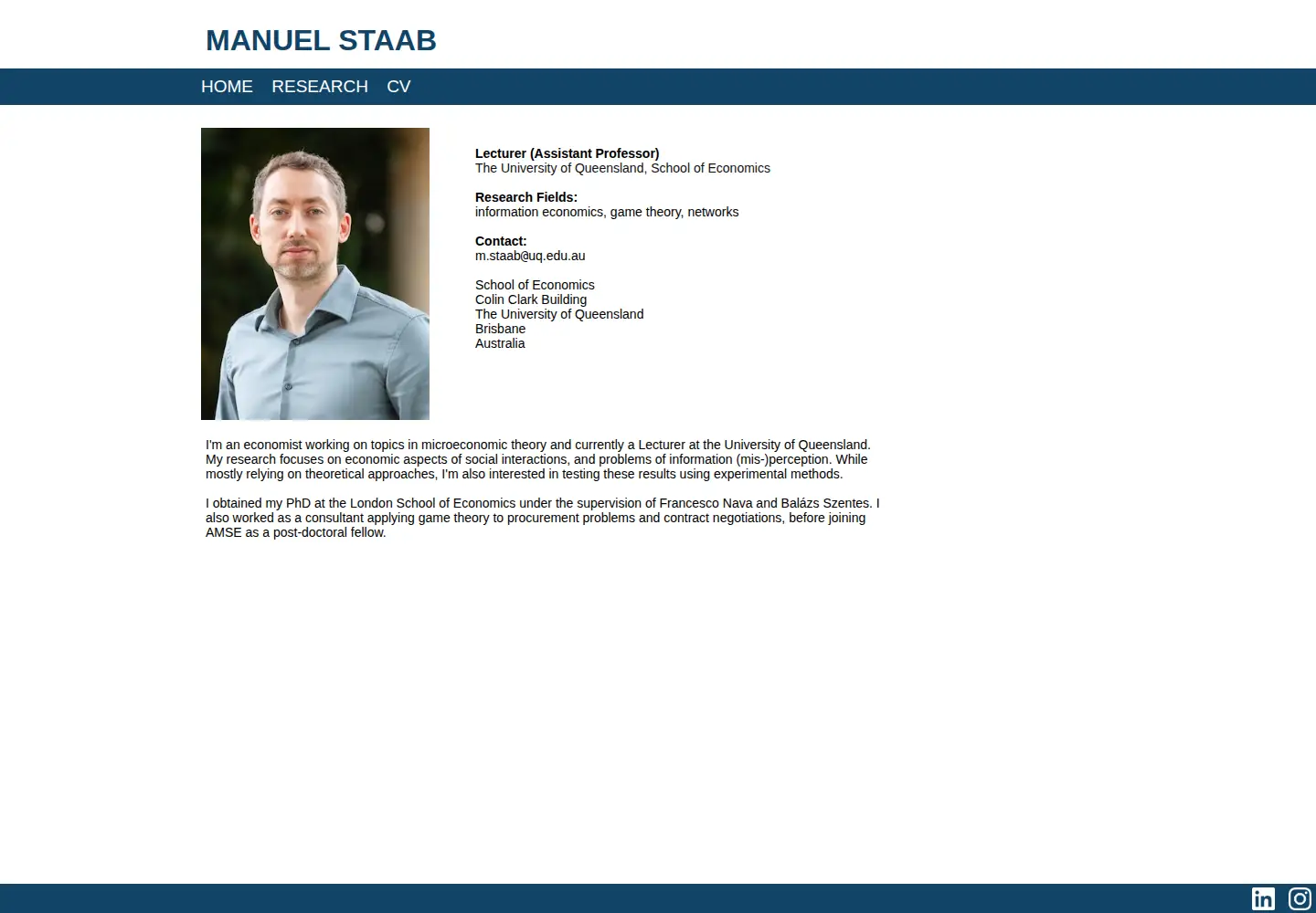 Screenshot of manuelstaab.com