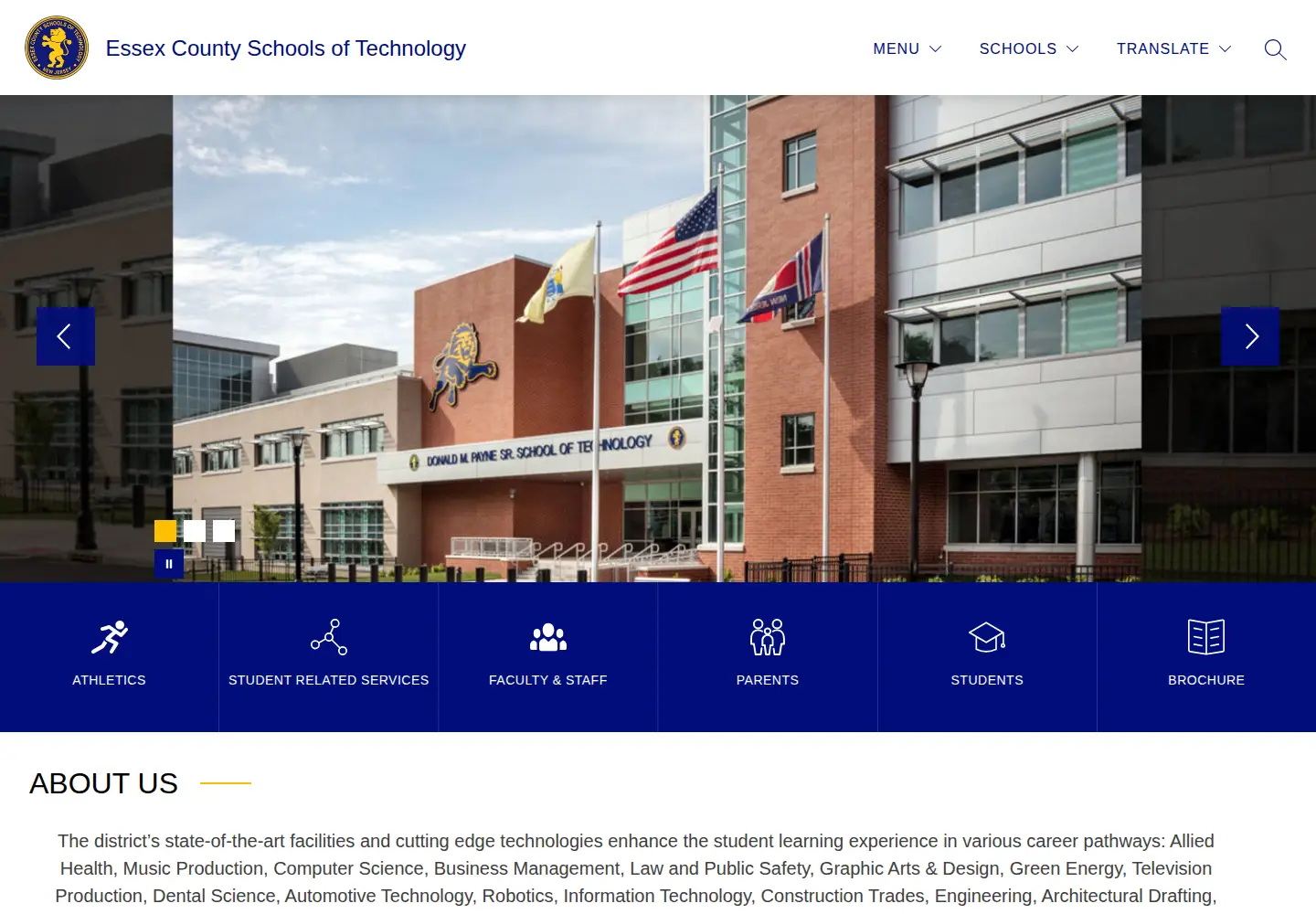 Screenshot of essextech.org