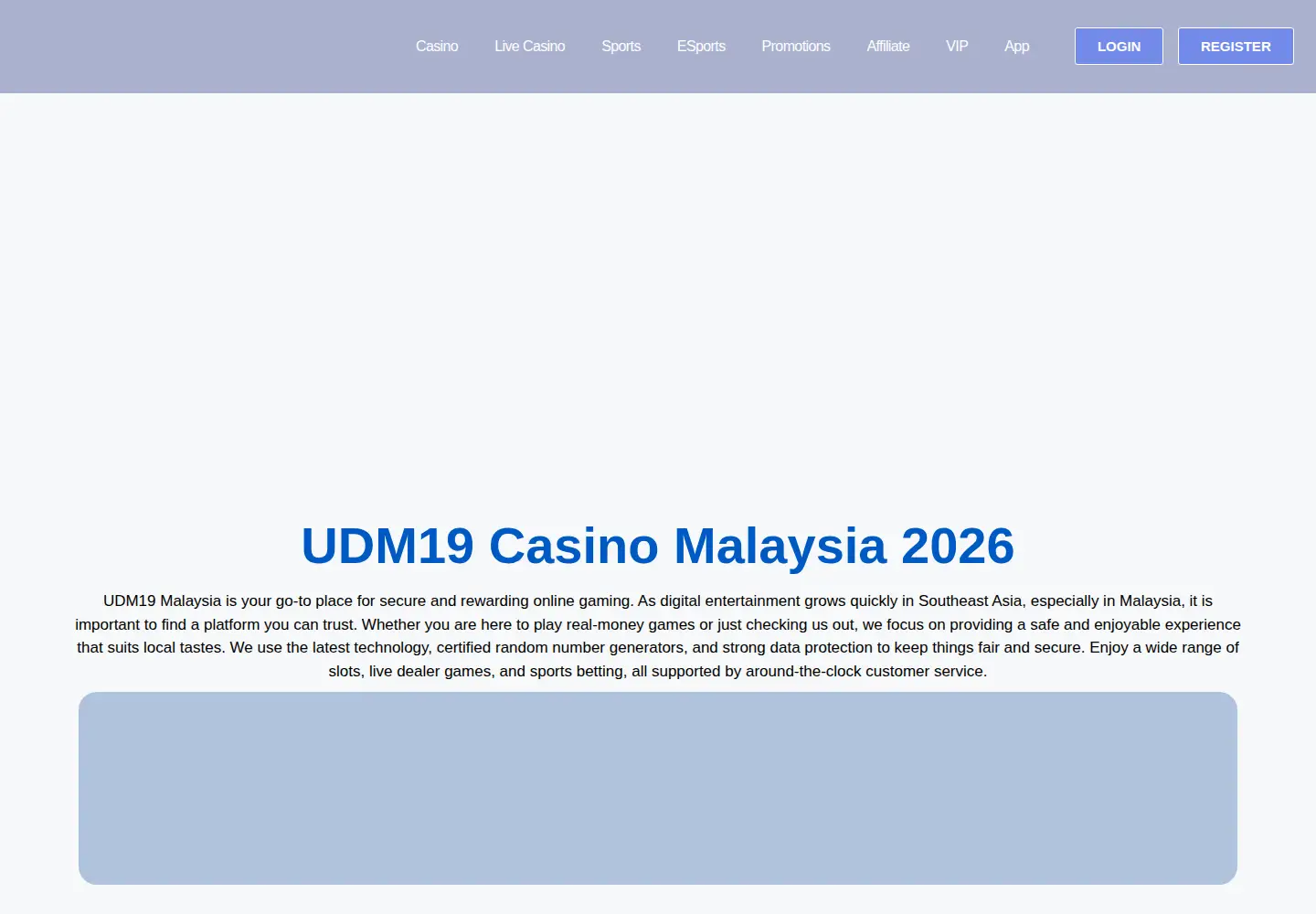 Screenshot of udm19.my