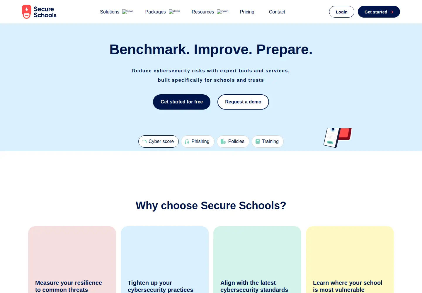 Screenshot of secureschools.com