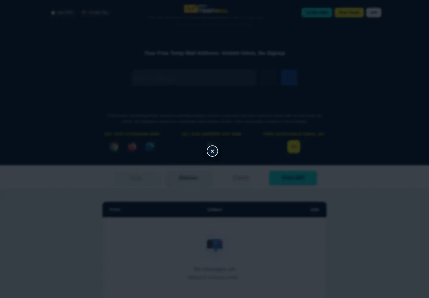 Screenshot of best-tempmail.com