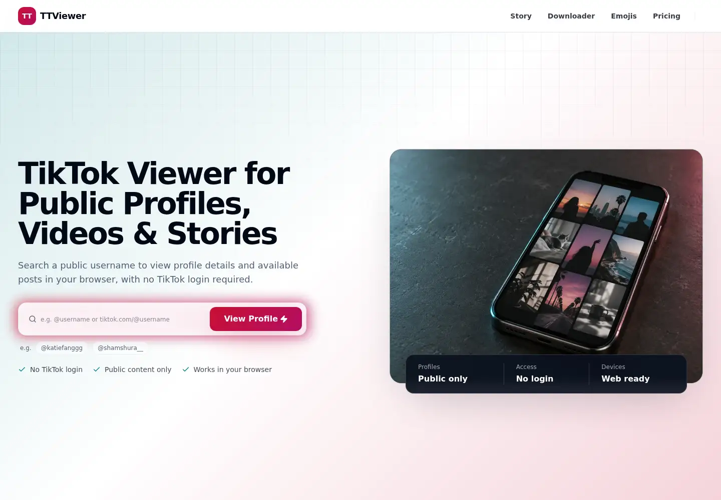 Screenshot of ttanonviewer.com