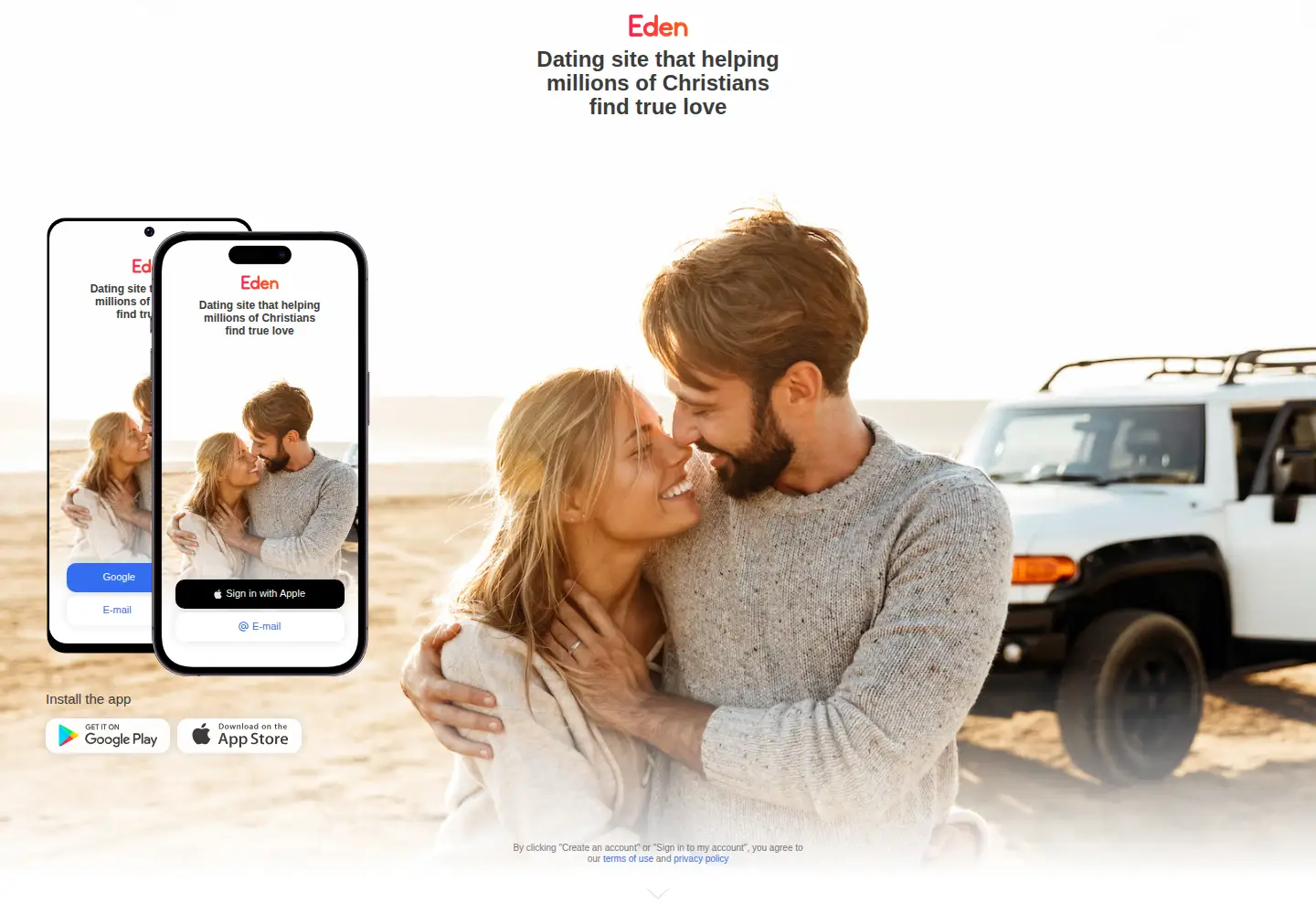 Screenshot of eden.dating