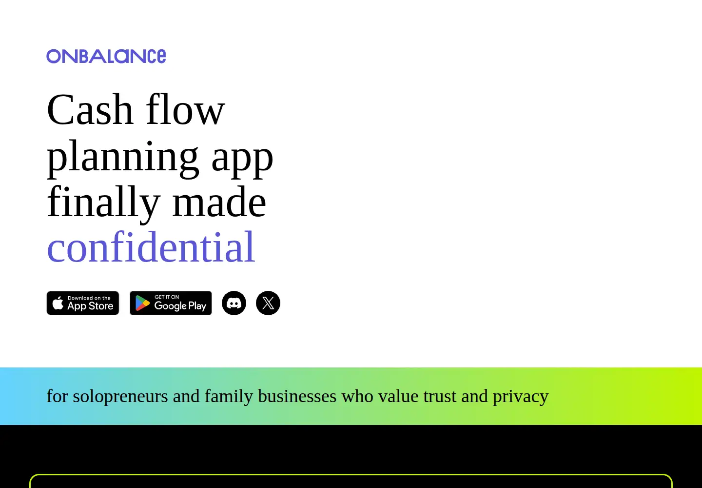 Screenshot of onbalance.app
