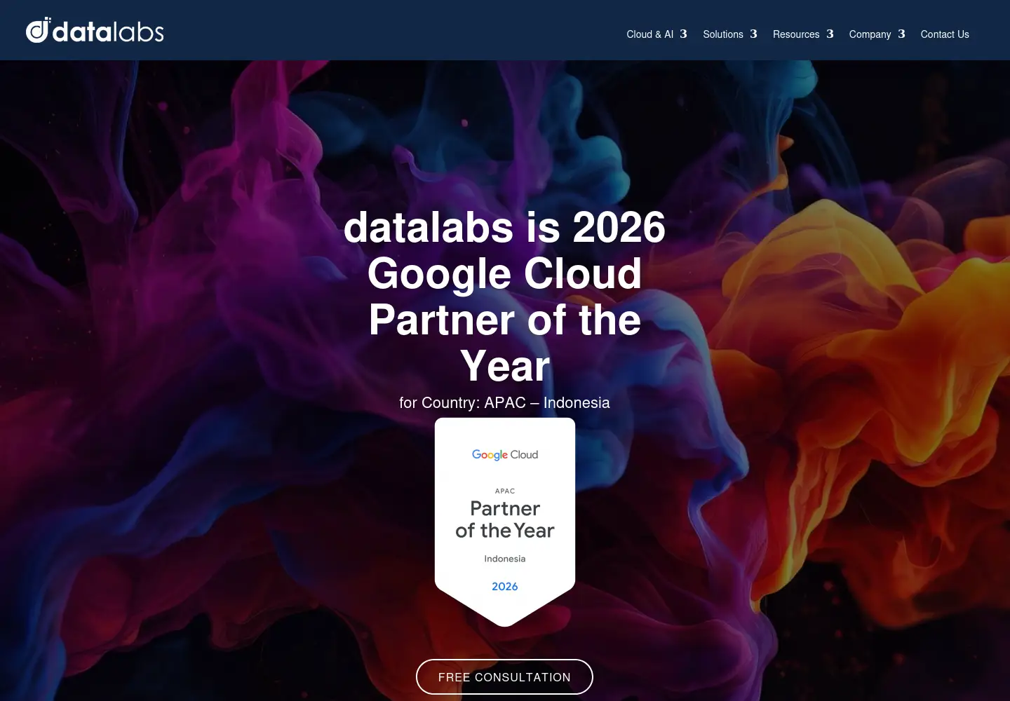 Screenshot of datalabs.id
