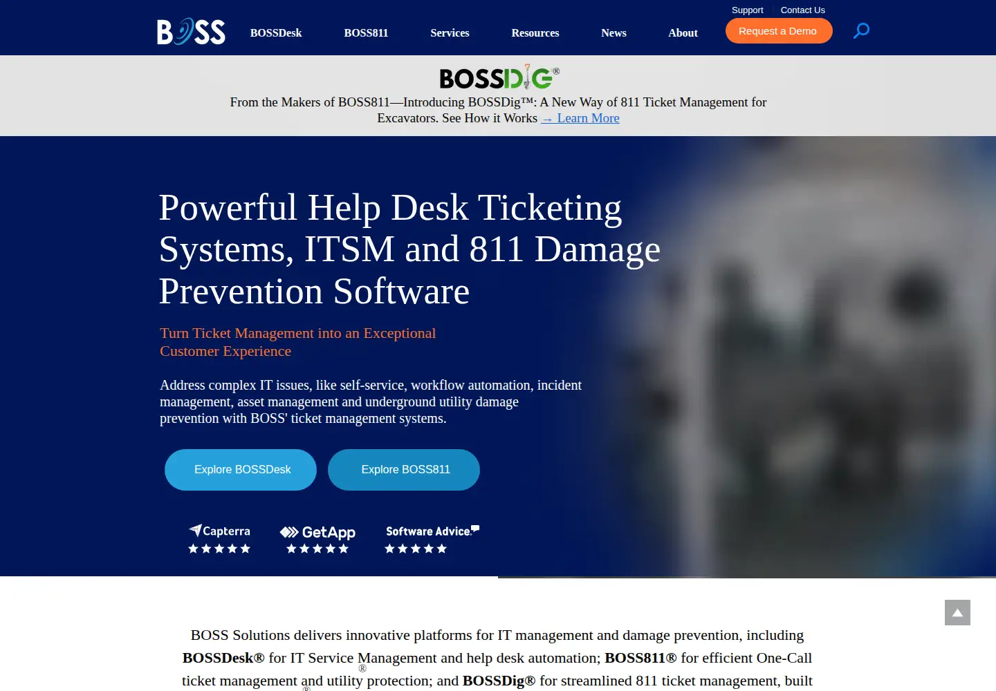 Screenshot of boss-solutions.com