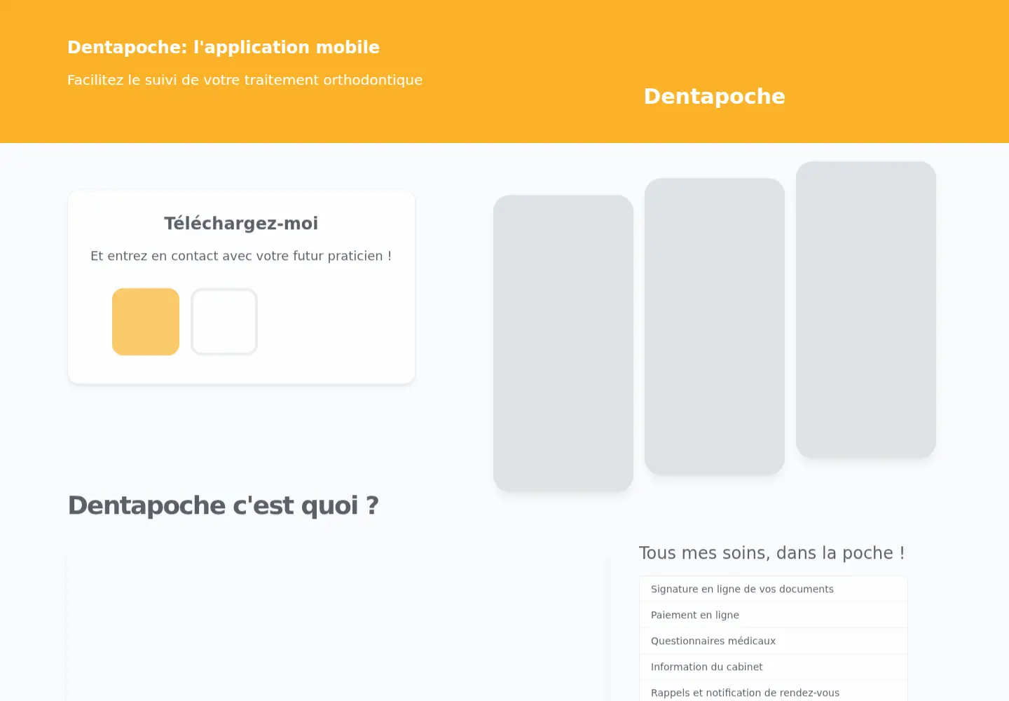 Screenshot of dentapoche.fr