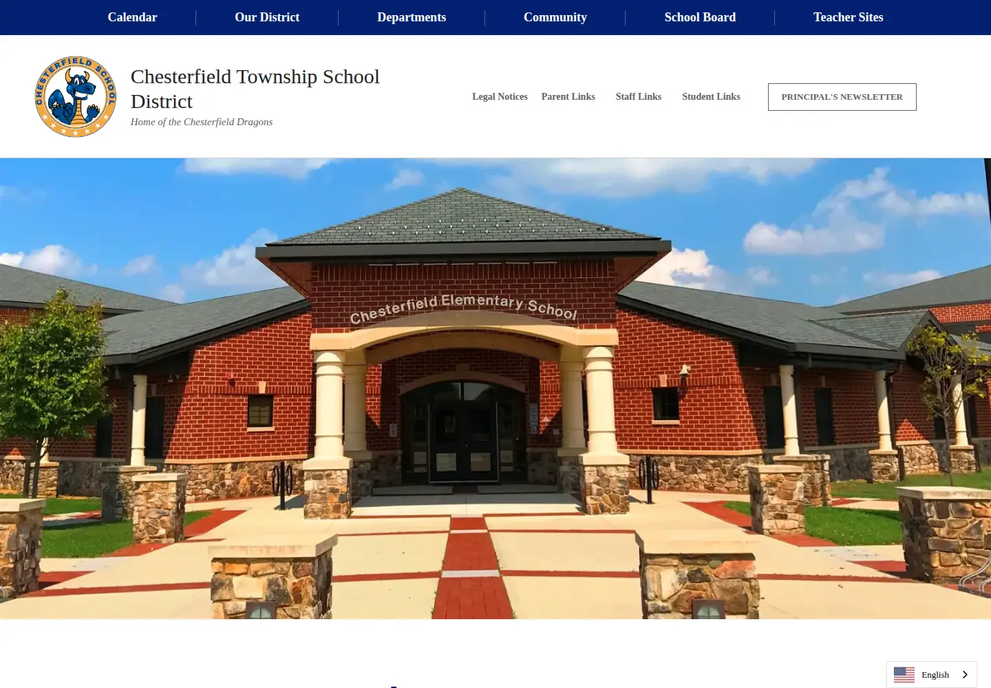 Screenshot of chesterfieldschool.com