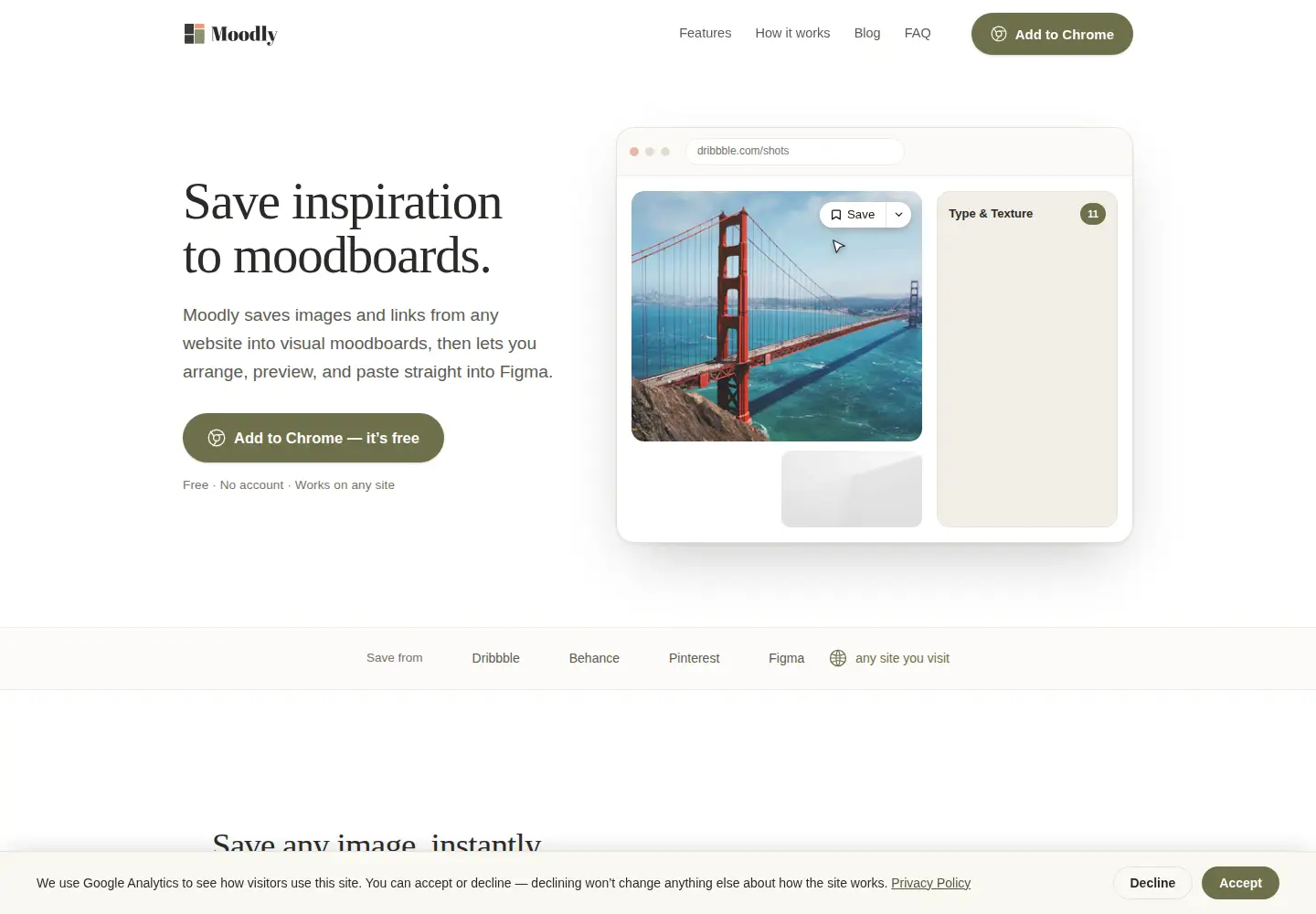 Screenshot of moodlyextension.com