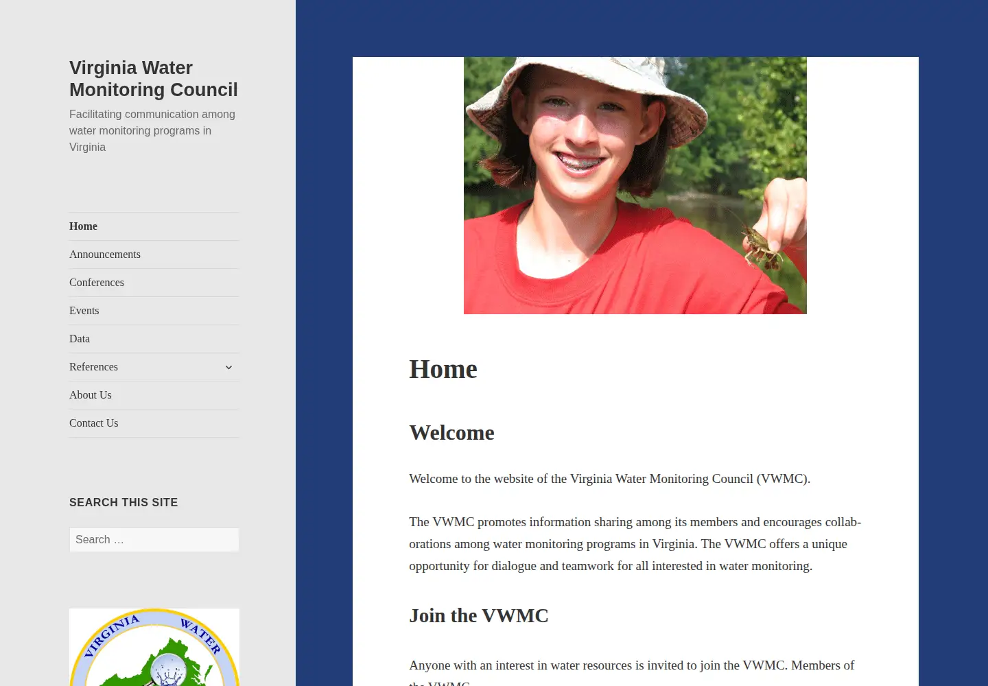 Screenshot of virginiawmc.org