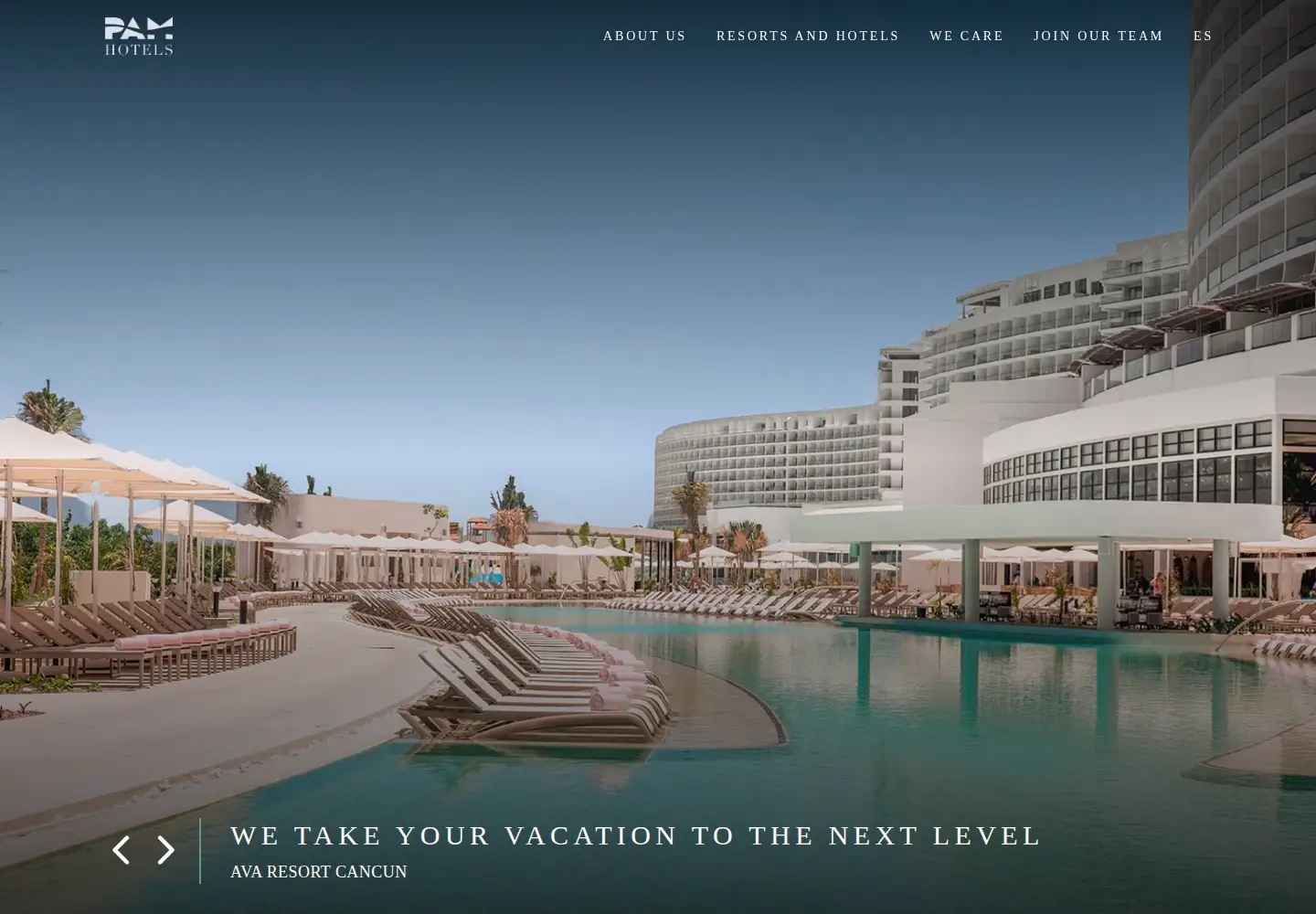Screenshot of rcdhotels.com