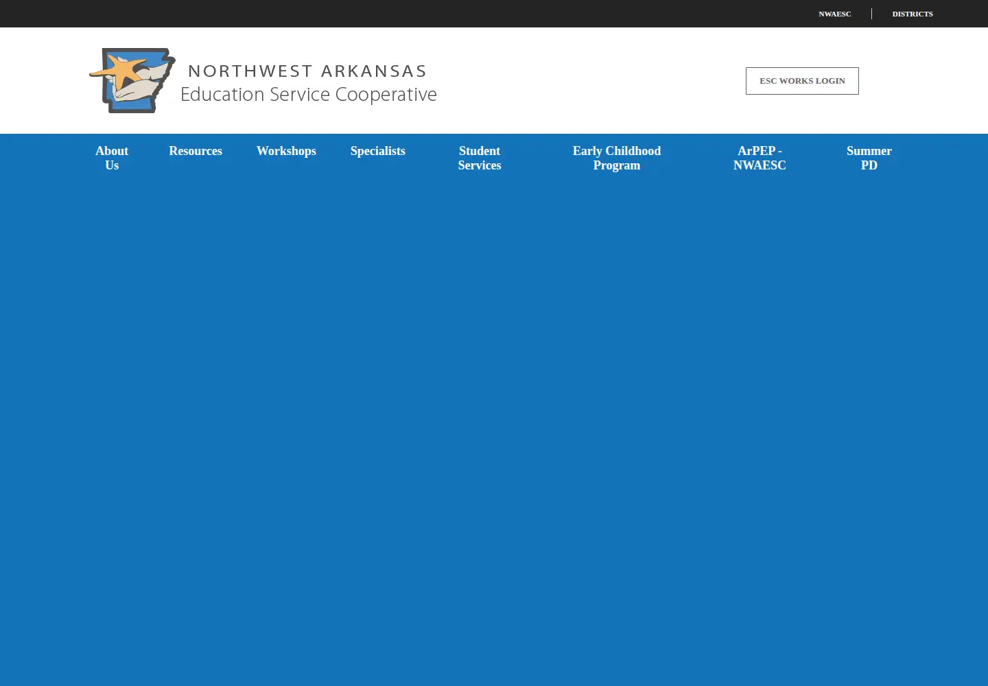 Screenshot of nwaesc.org