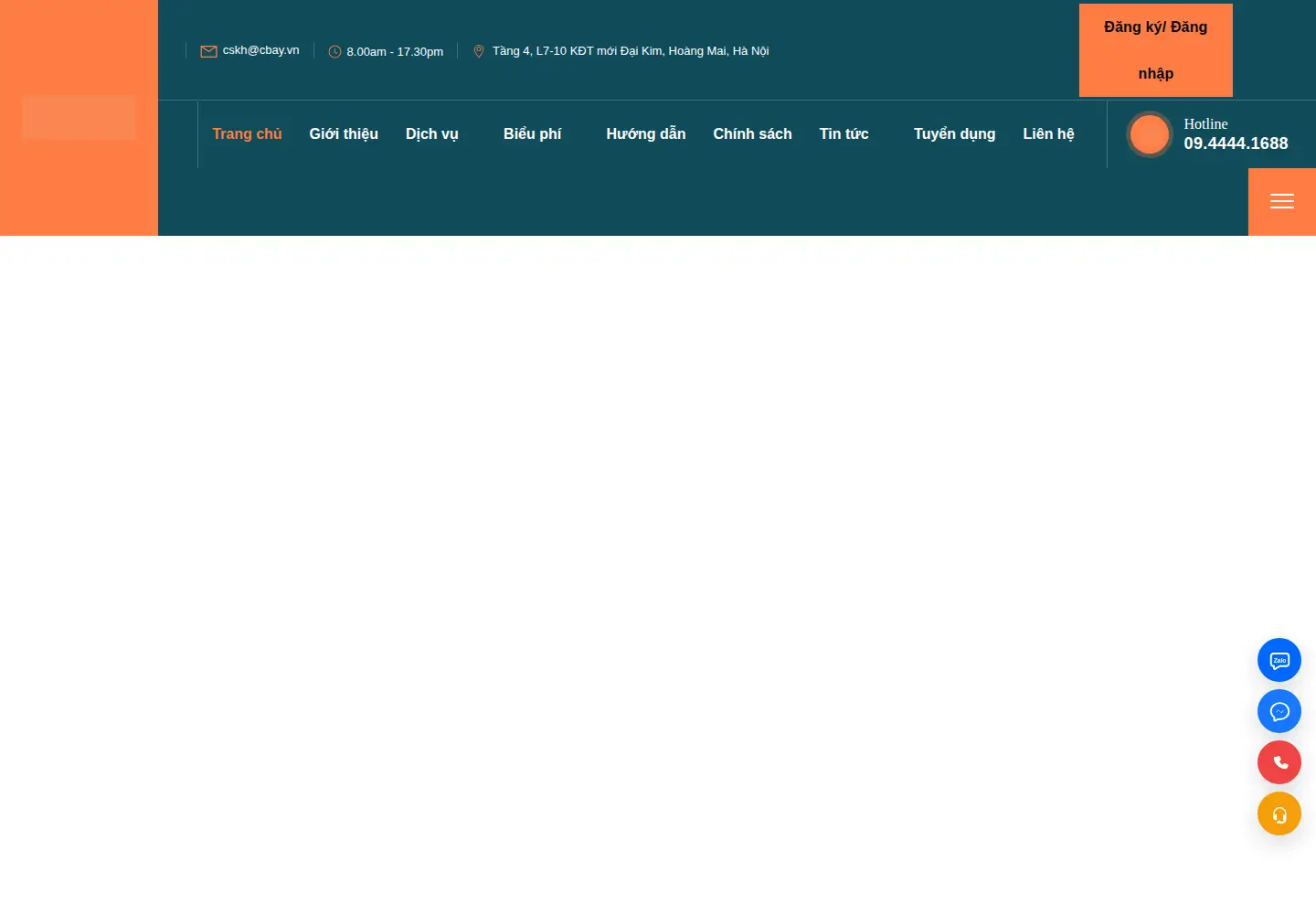 Screenshot of cbay.vn