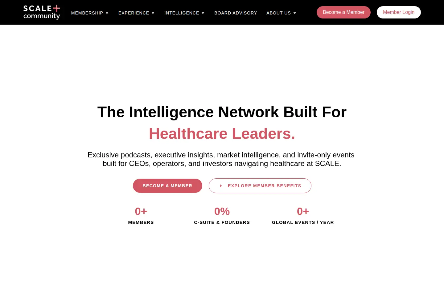 Screenshot of scale-community.com
