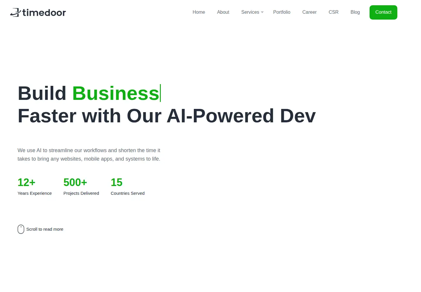 Screenshot of timedoor.net
