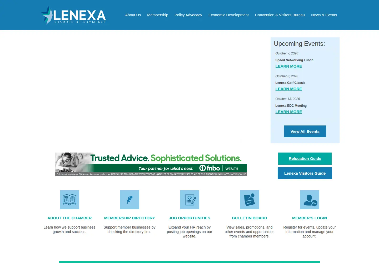 Screenshot of lenexa.org