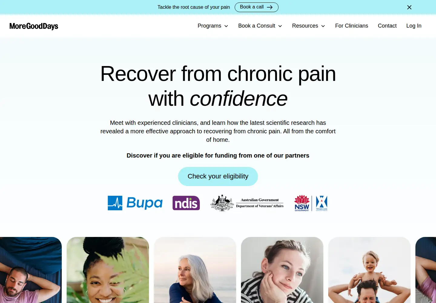 Screenshot of moregooddays.com