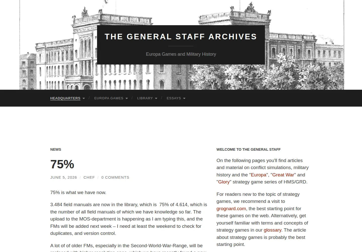Screenshot of generalstab.org