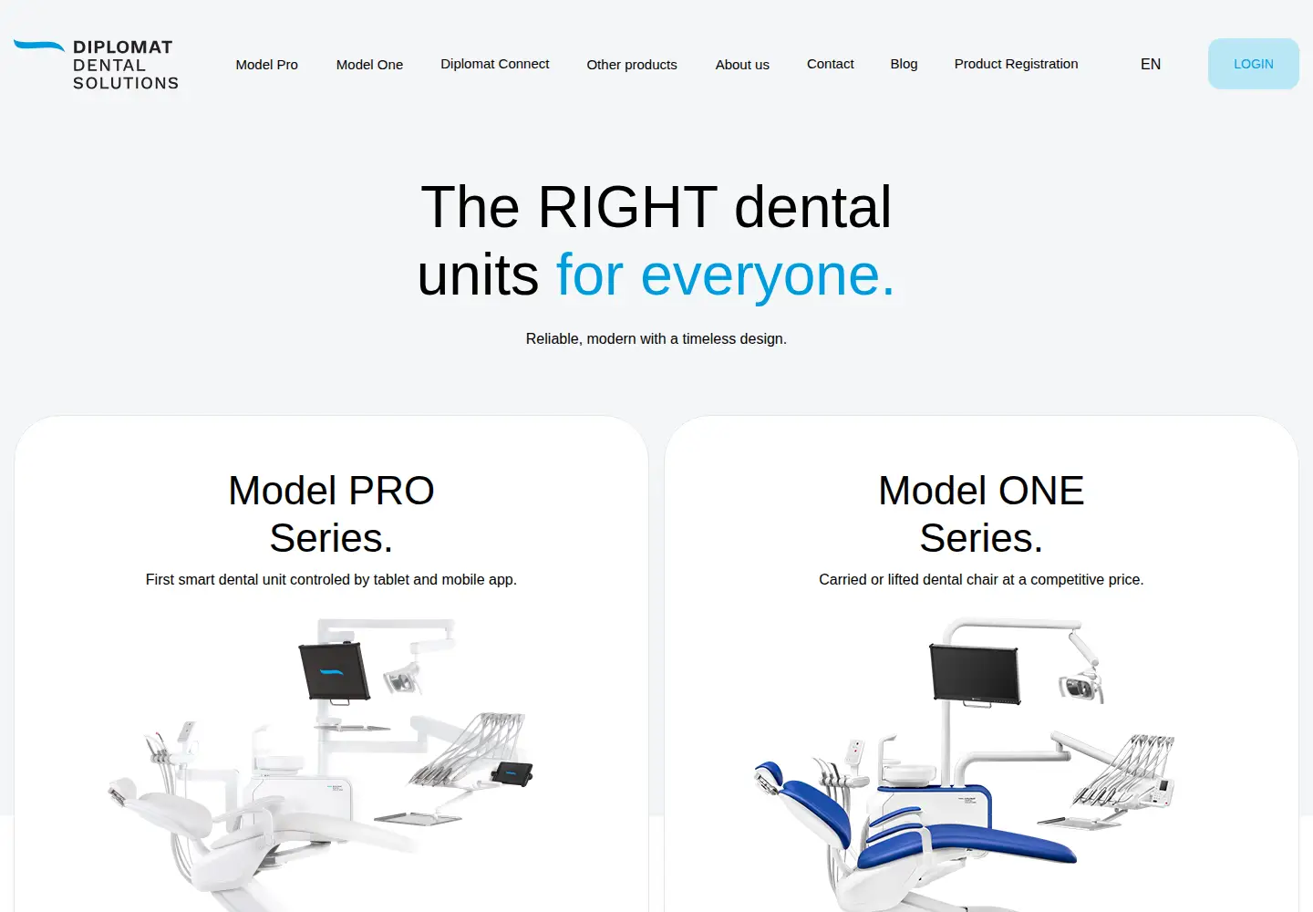 Screenshot of diplomat-dental.com