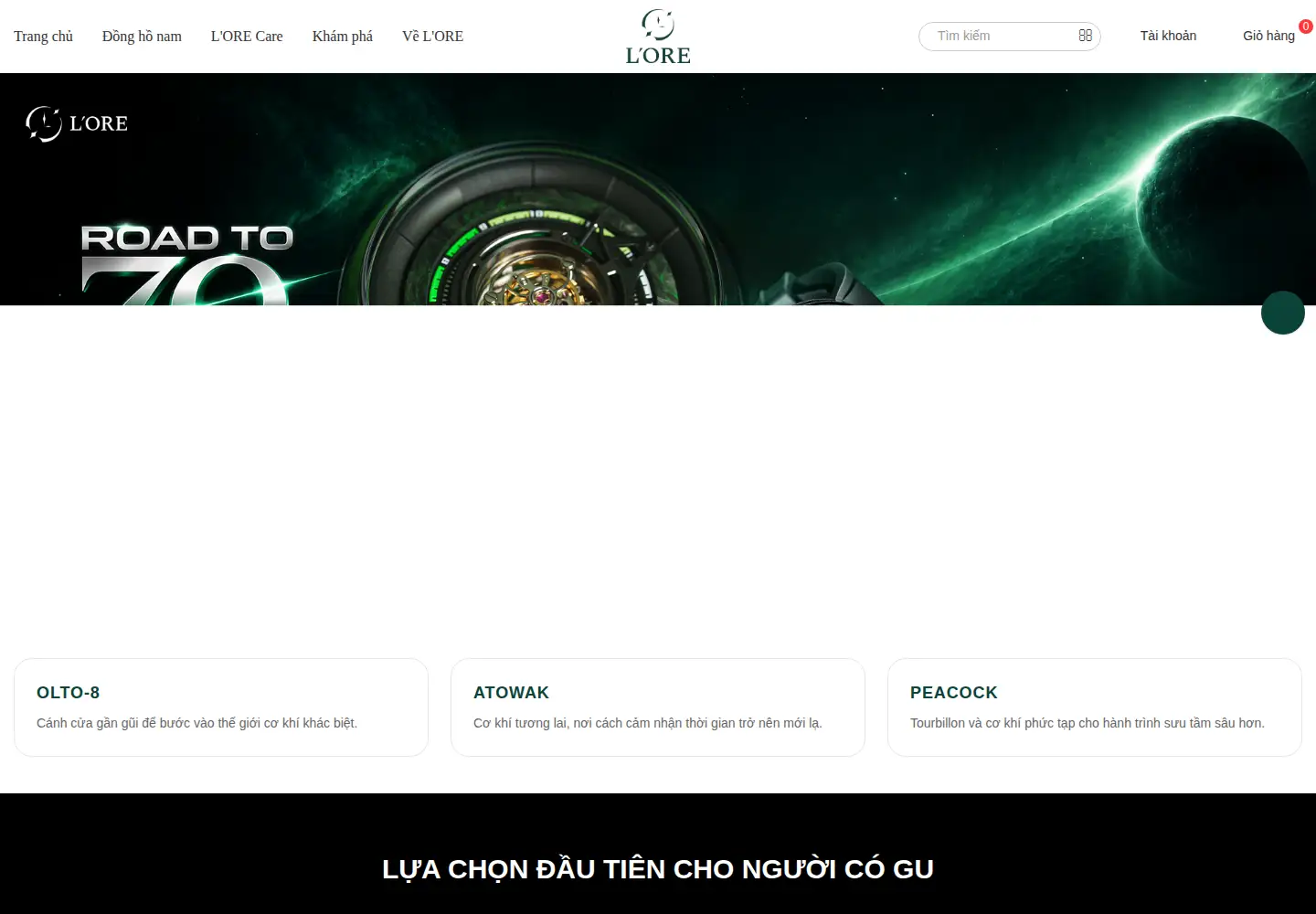 Screenshot of lorewatch.vn