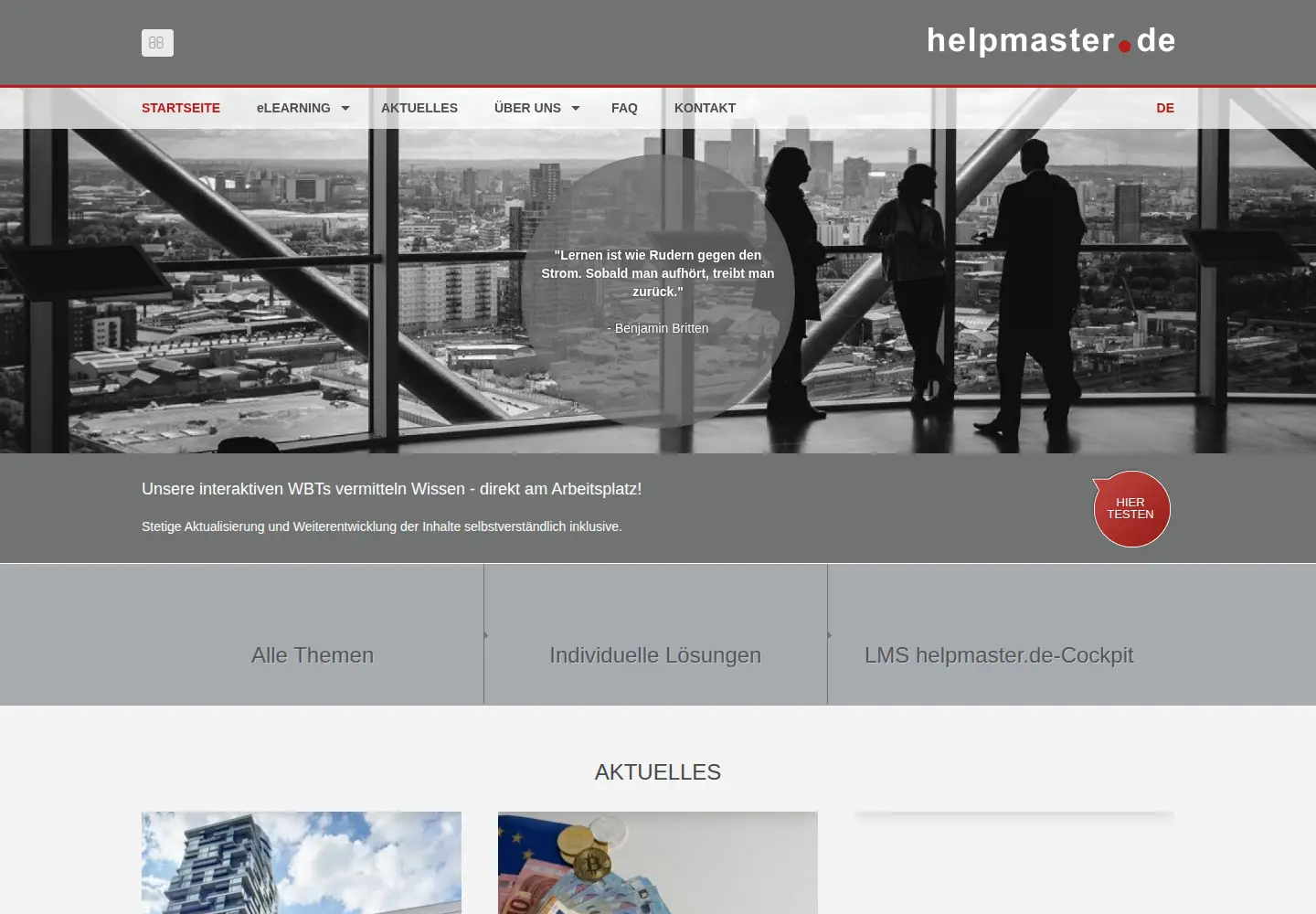 Screenshot of helpmaster.com
