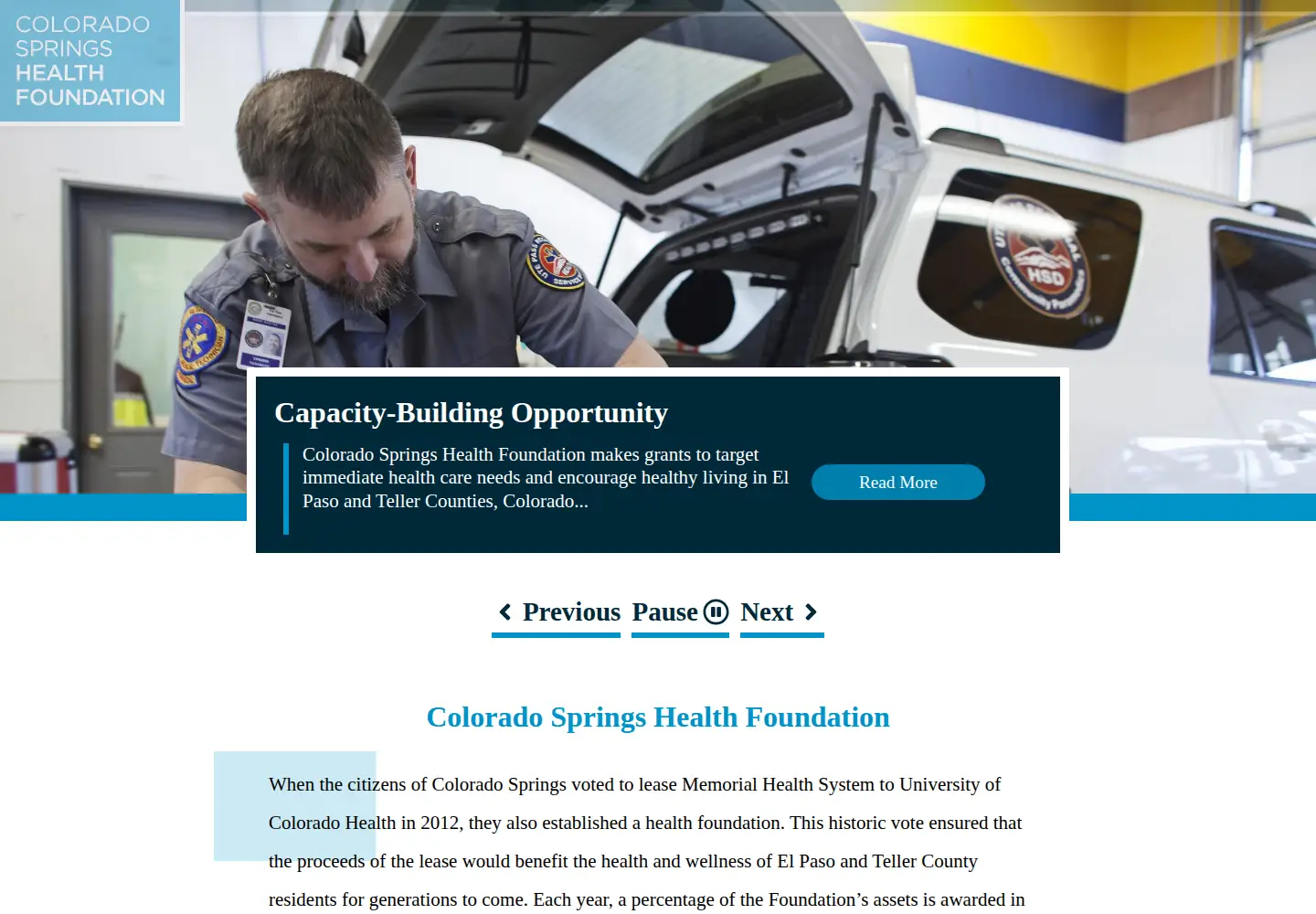 Screenshot of cshf.net