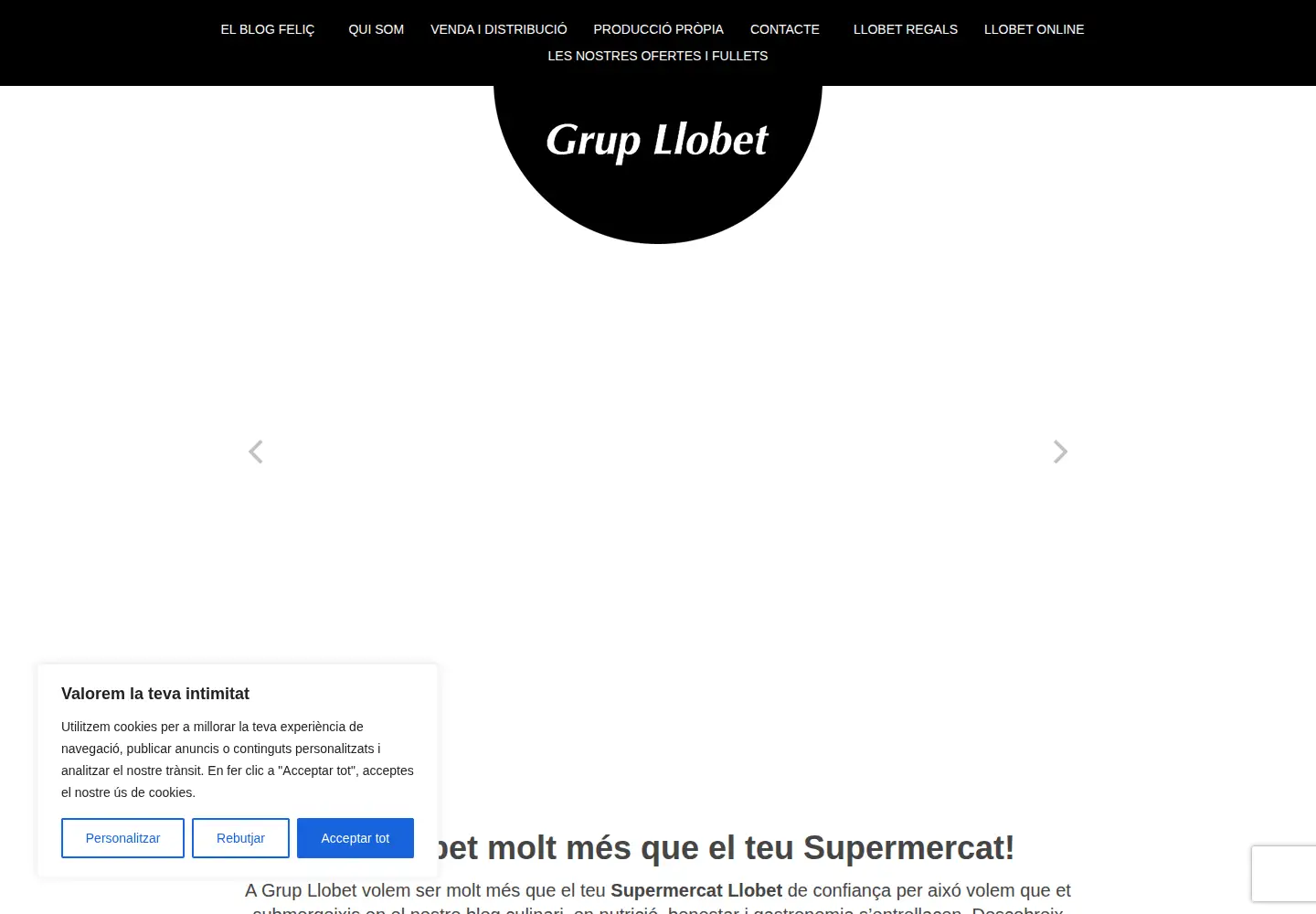 Screenshot of grupllobet.com