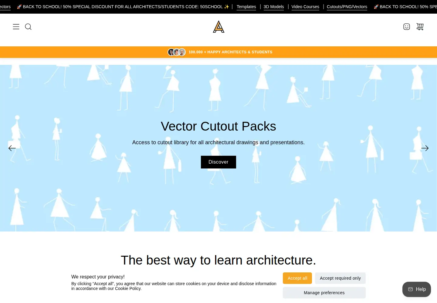 Captured homepage of learnarchitecture.online in the current scan