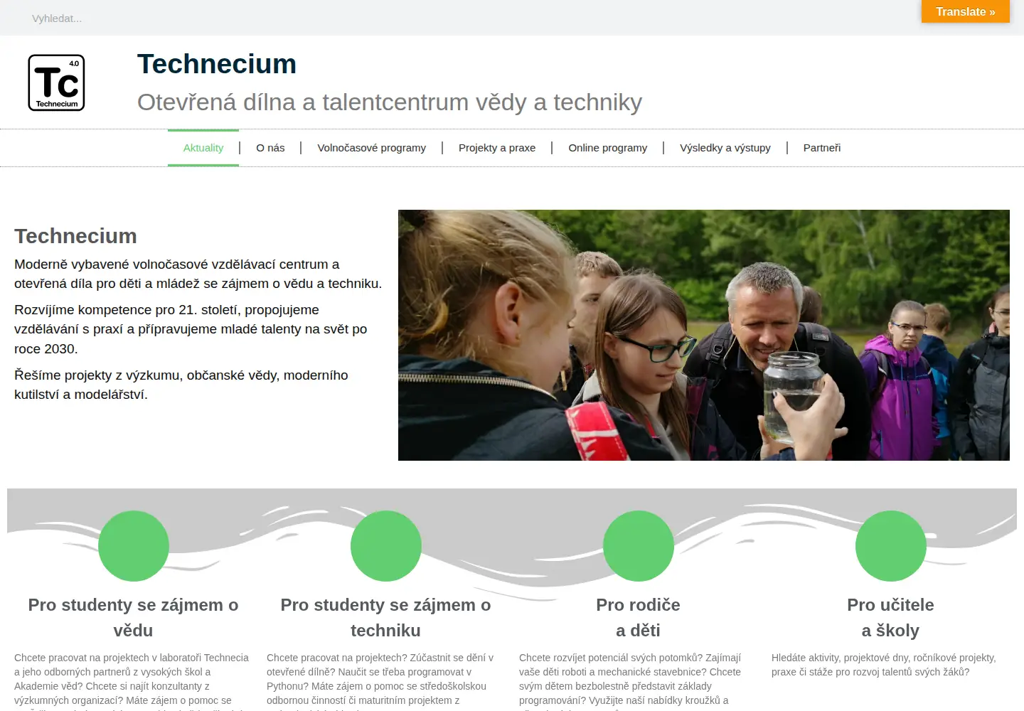 Screenshot of technecium.org