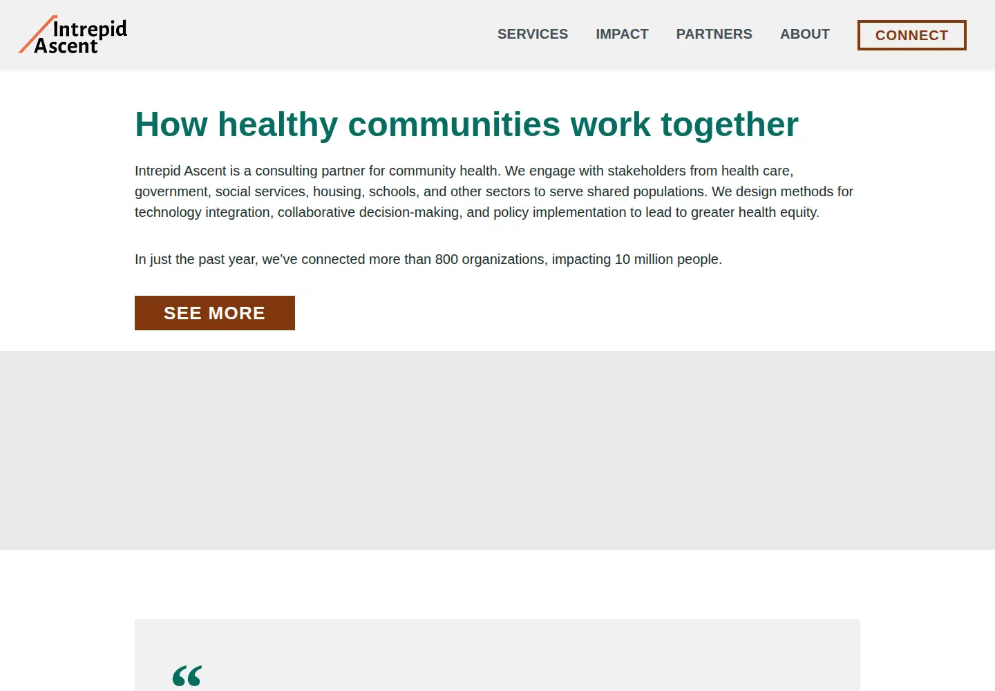 Screenshot of intrepidascent.com