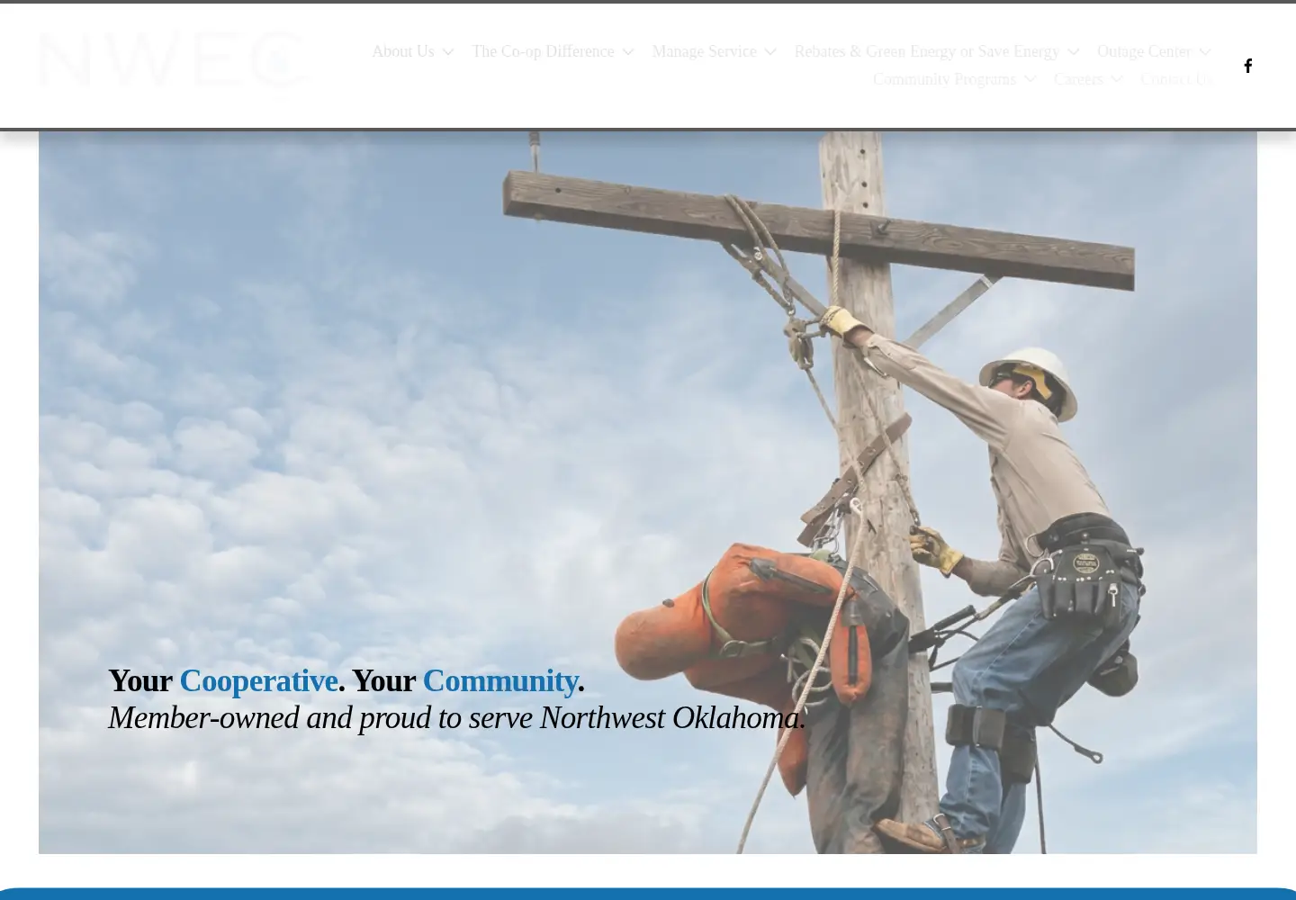 Screenshot of nwecok.coop