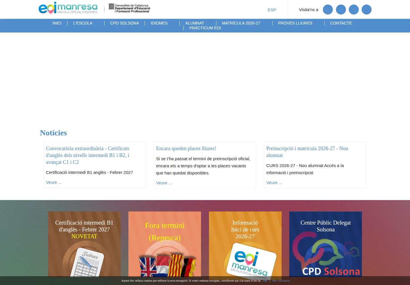 Screenshot of eoimanresa.cat