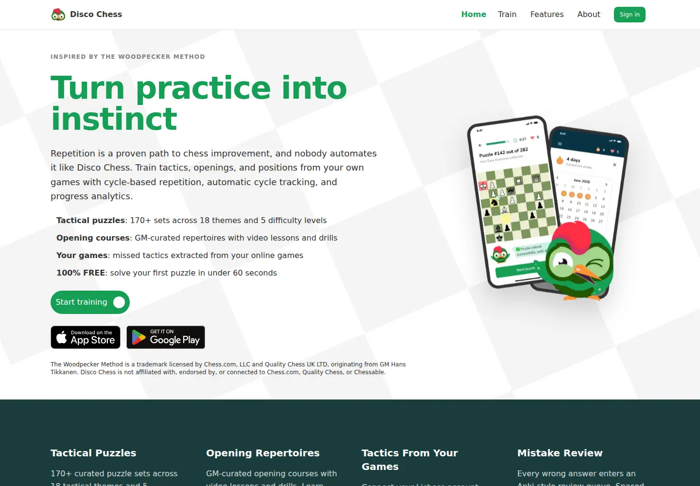 Screenshot of discochess.com