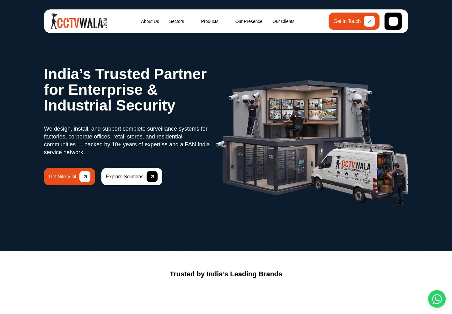 Screenshot of cctvwala.com