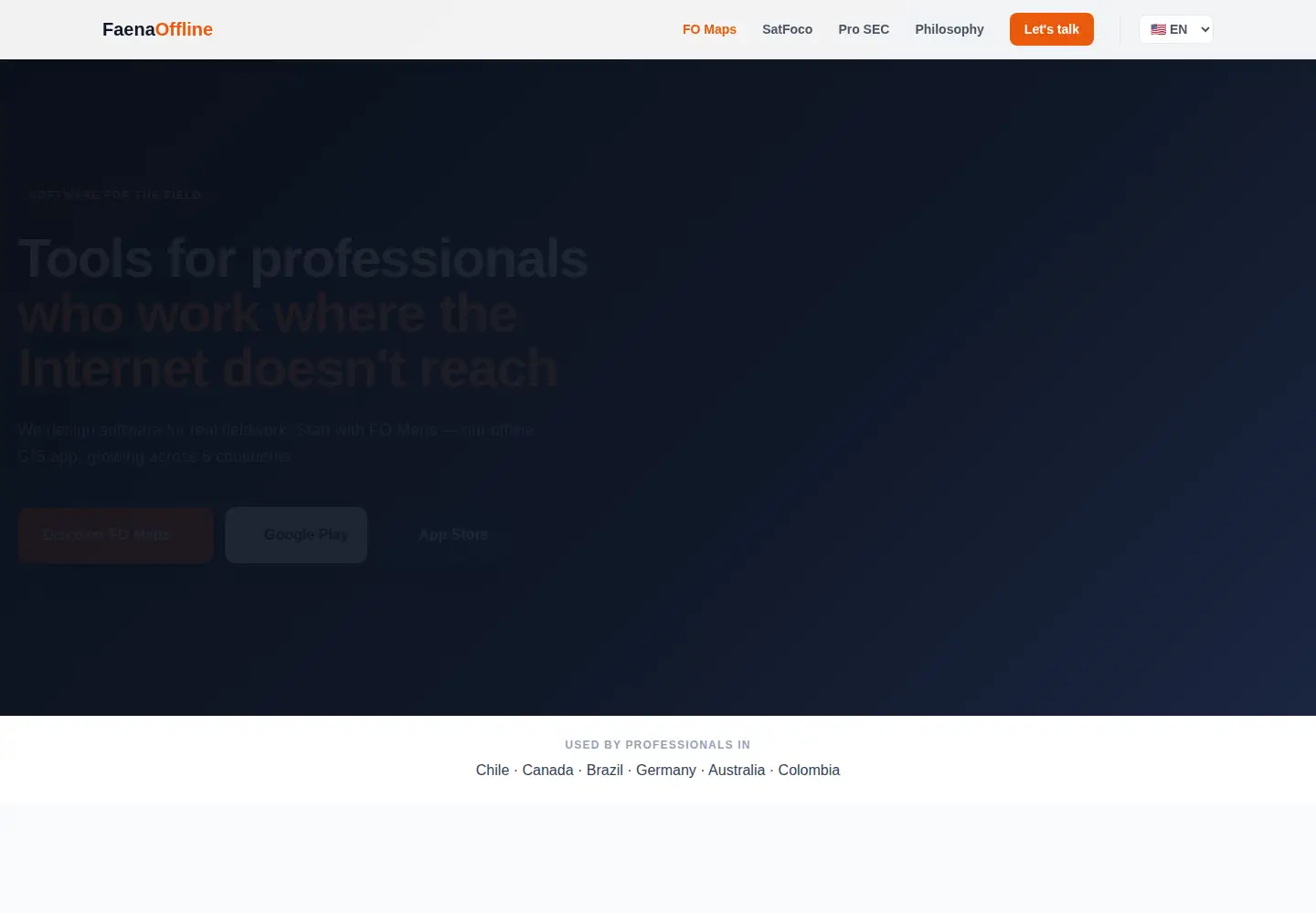 Screenshot of faenaoffline.com