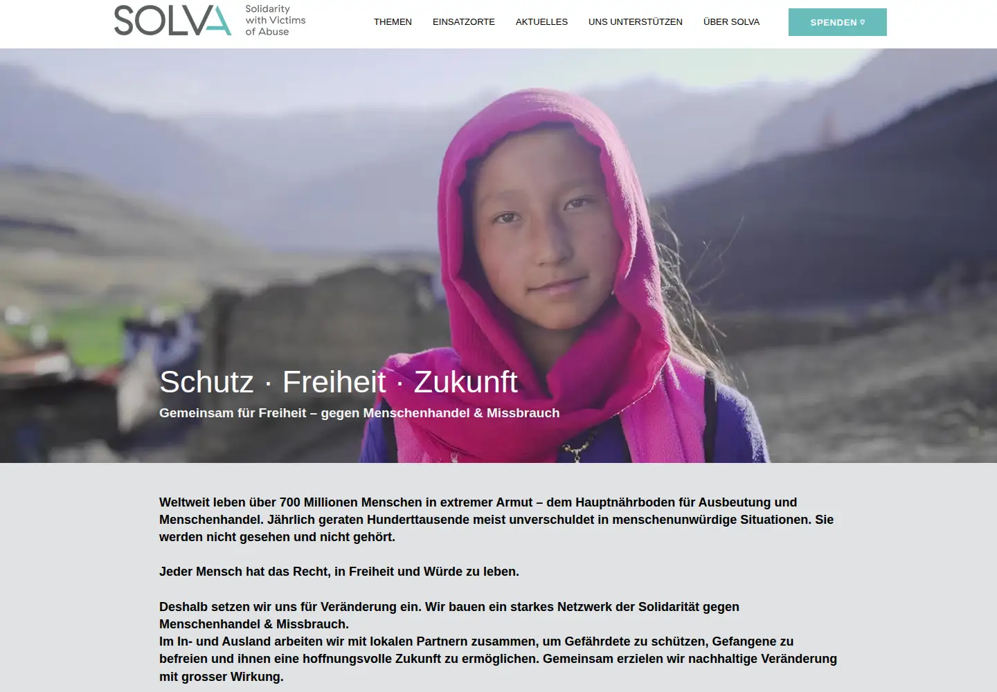 Screenshot of solva.org