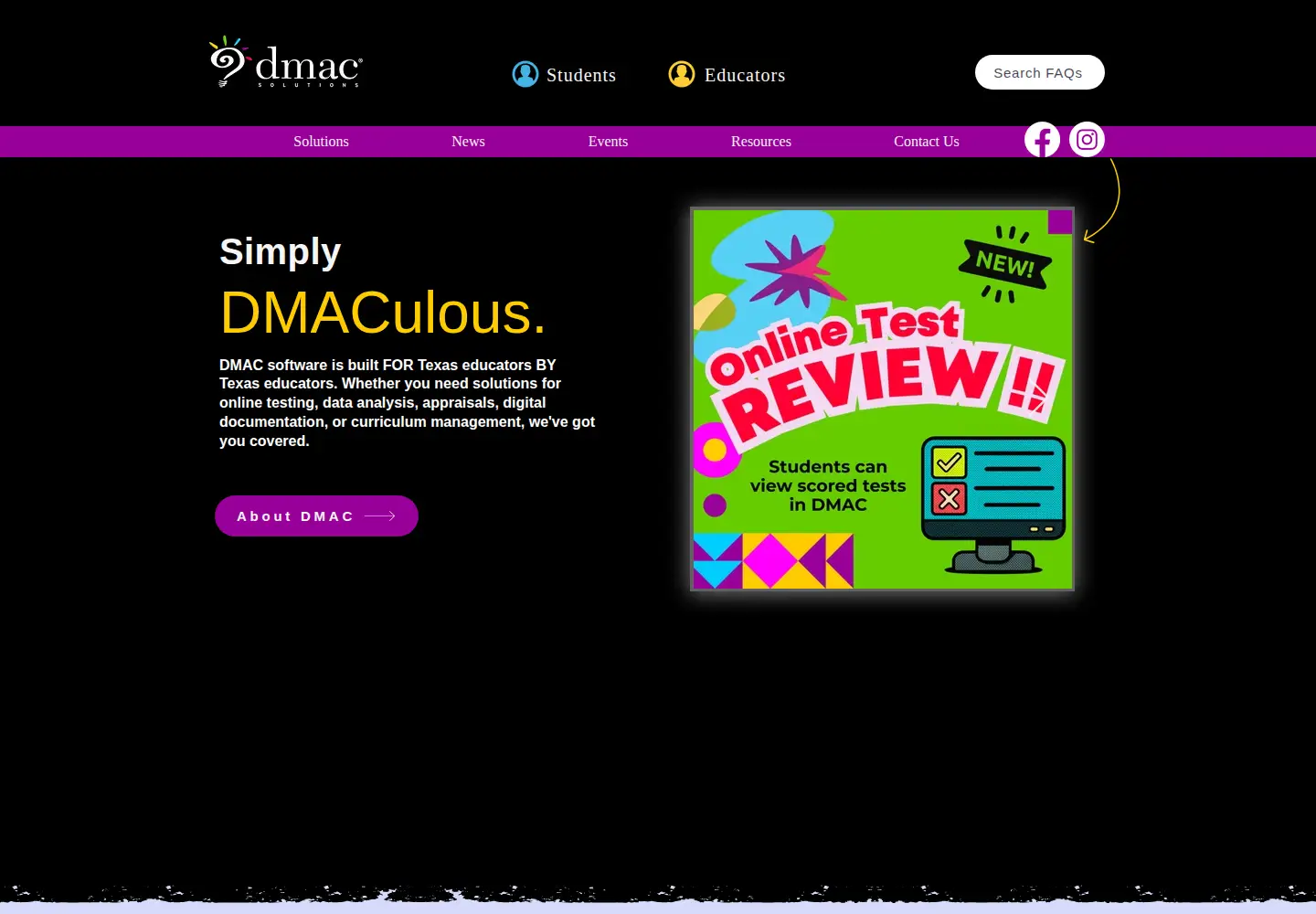 Screenshot of dmac-solutions.net