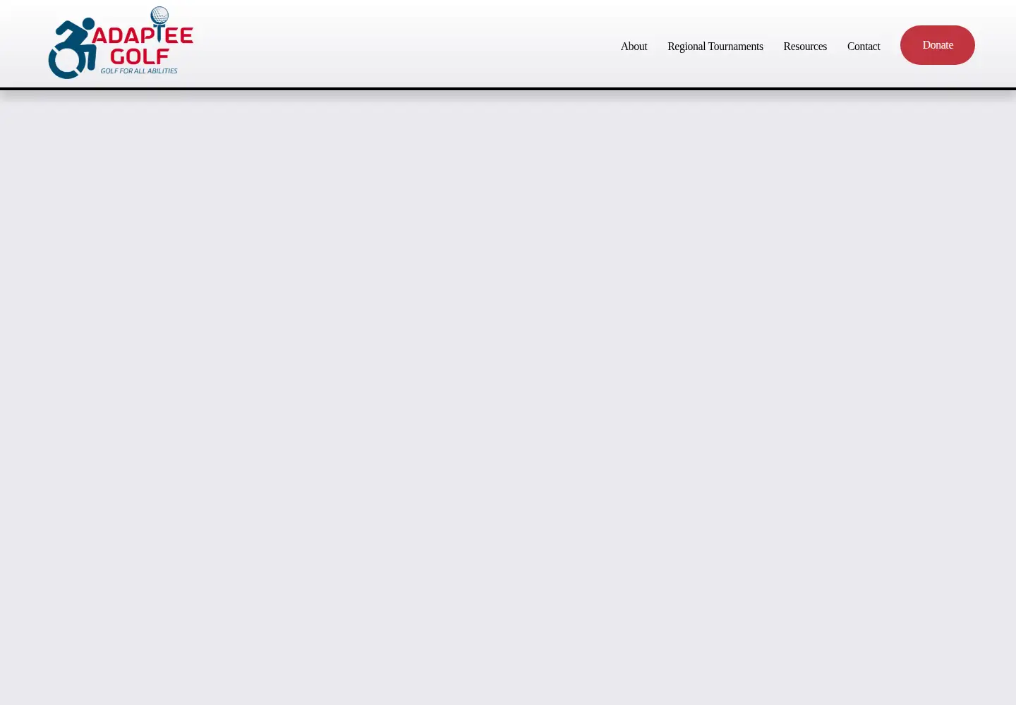 Screenshot of adapteegolf.com