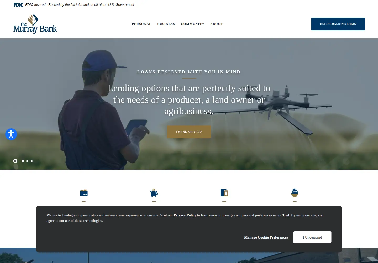 Screenshot of themurraybank.com