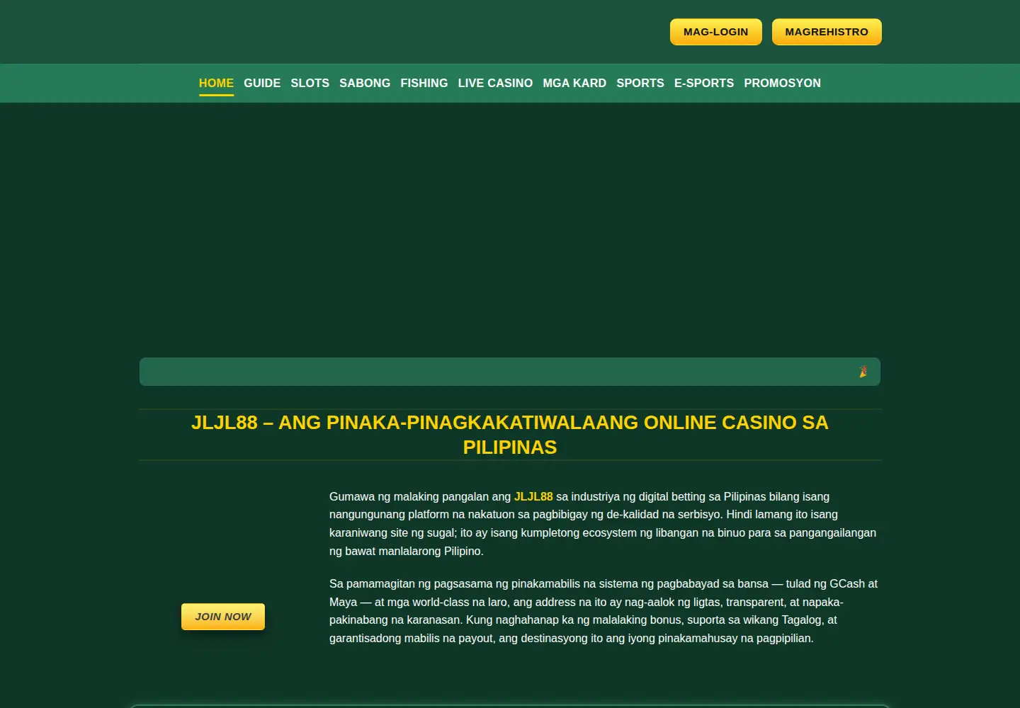 Screenshot of jljl88s.com.ph
