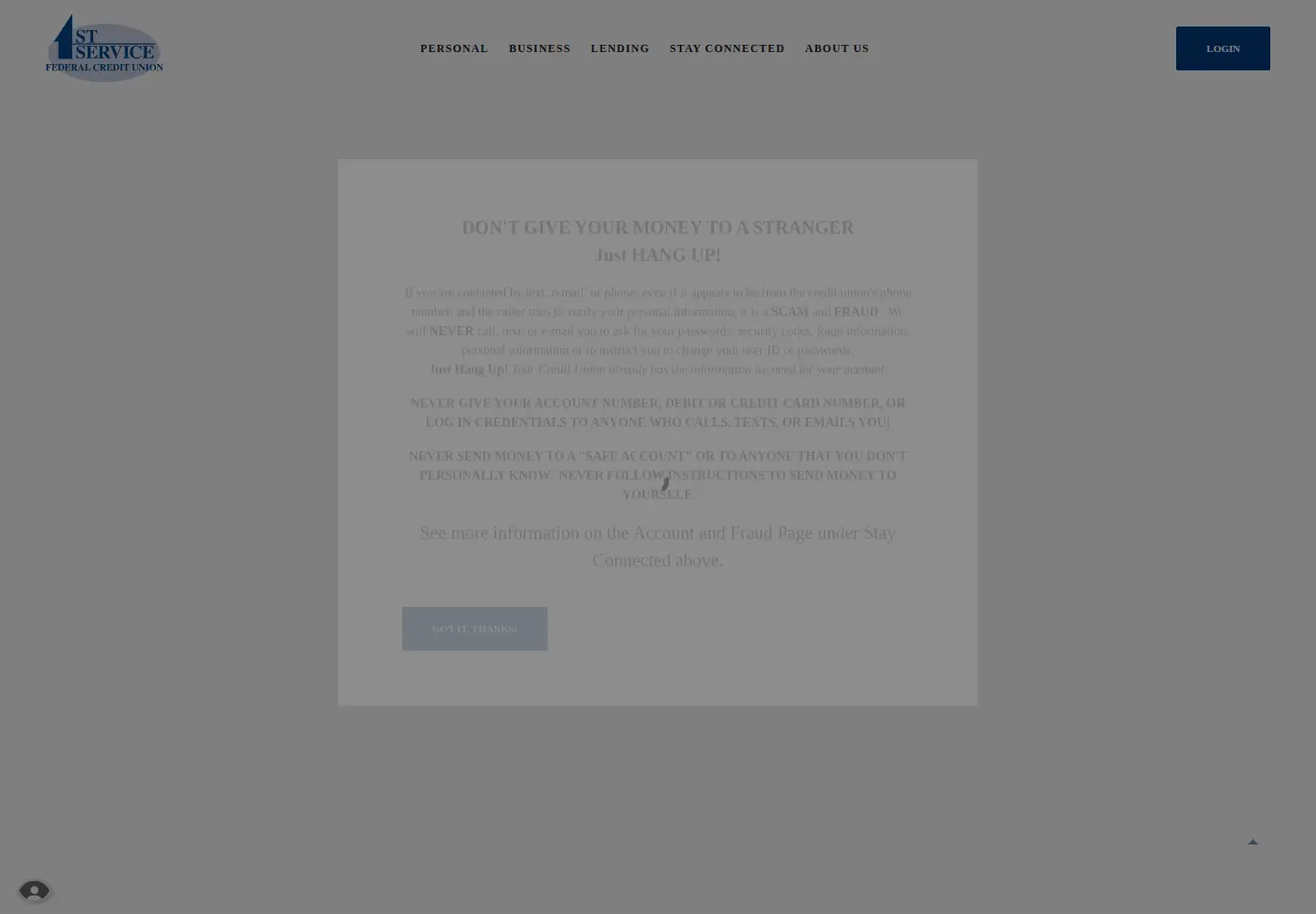 Screenshot of firstcu.com