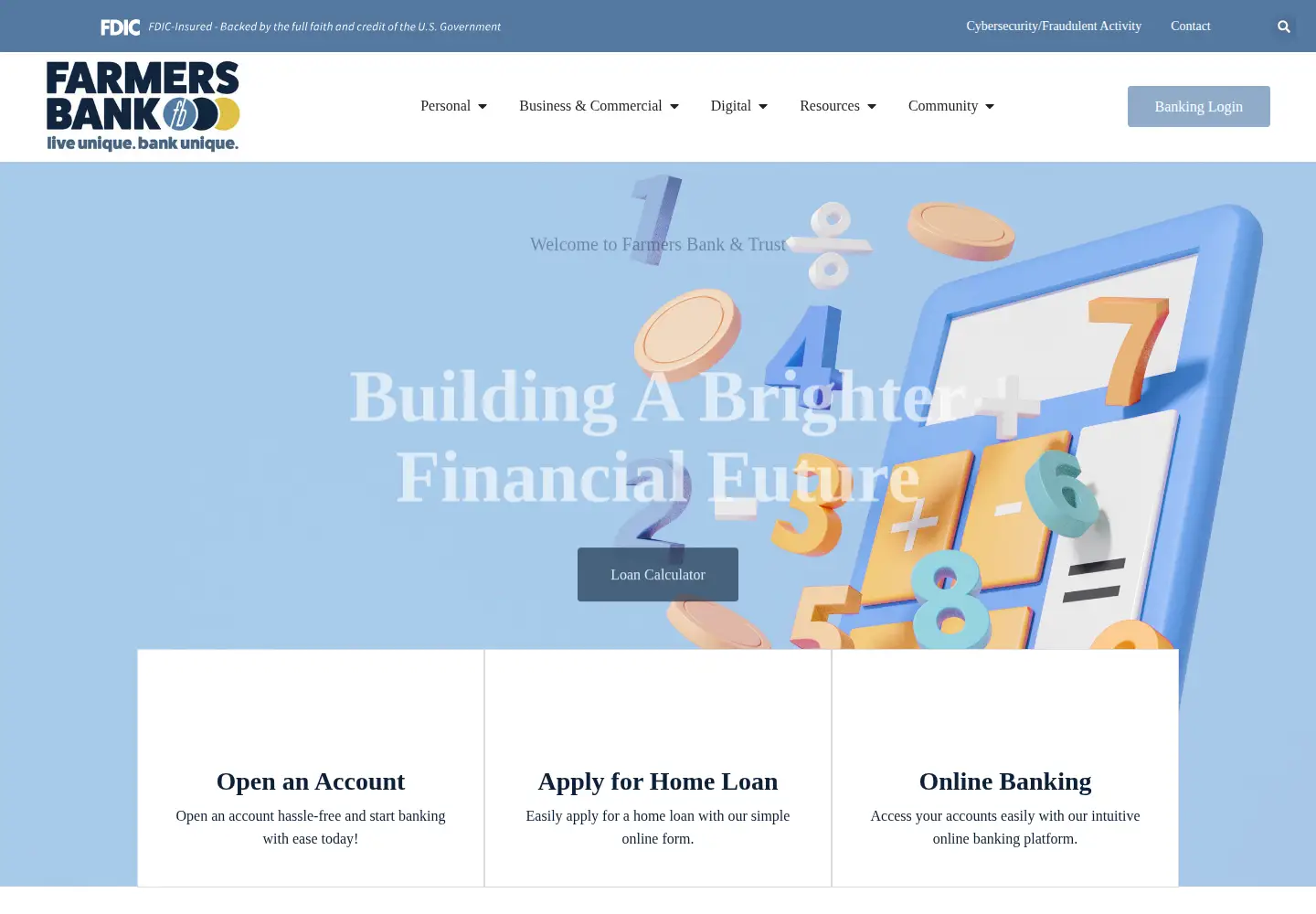Screenshot of yournxtbank.com