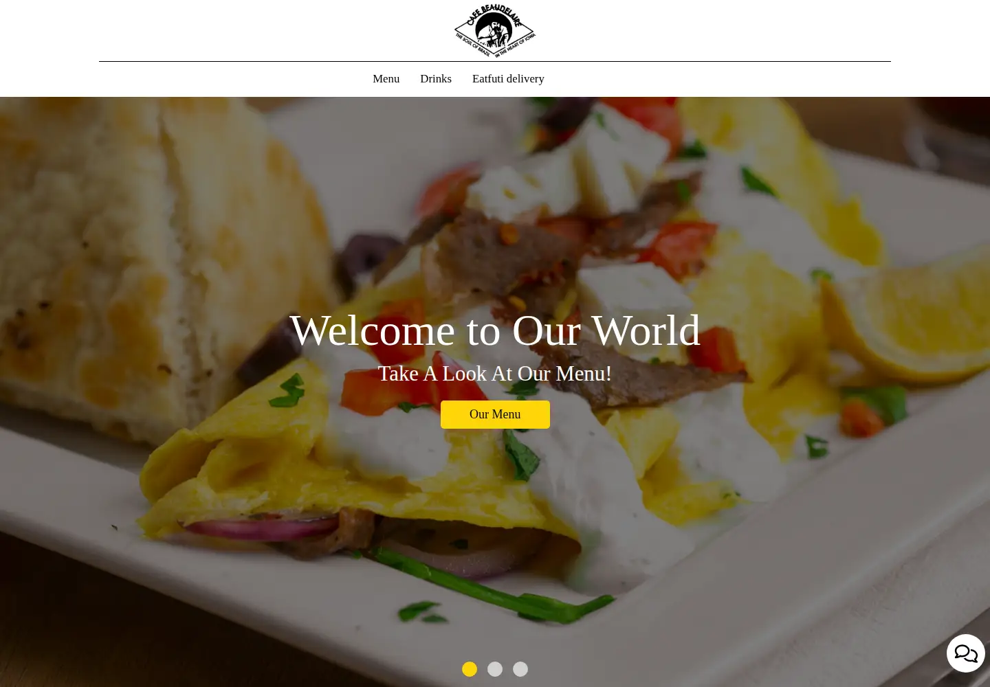 Screenshot of cafebeaudelaire.com