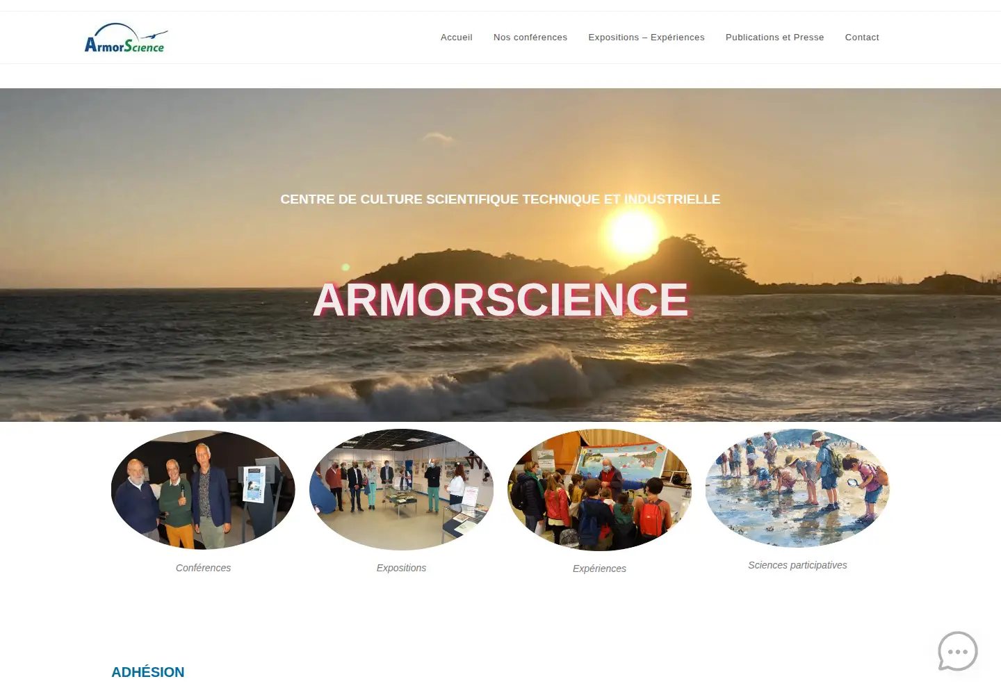 Screenshot of armorscience.org