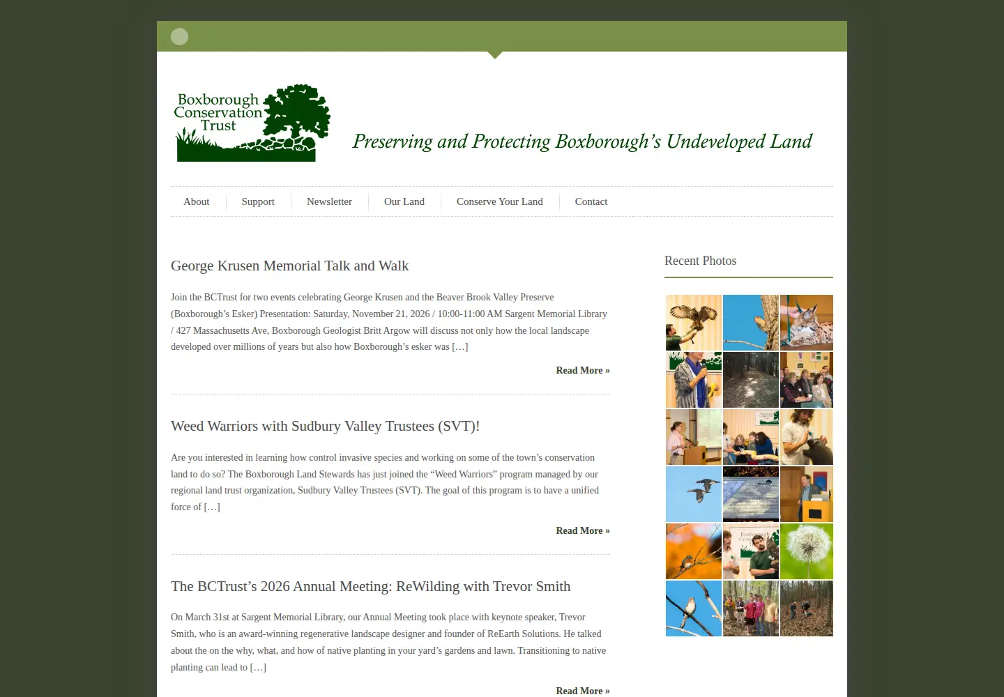 Screenshot of bctrust.org