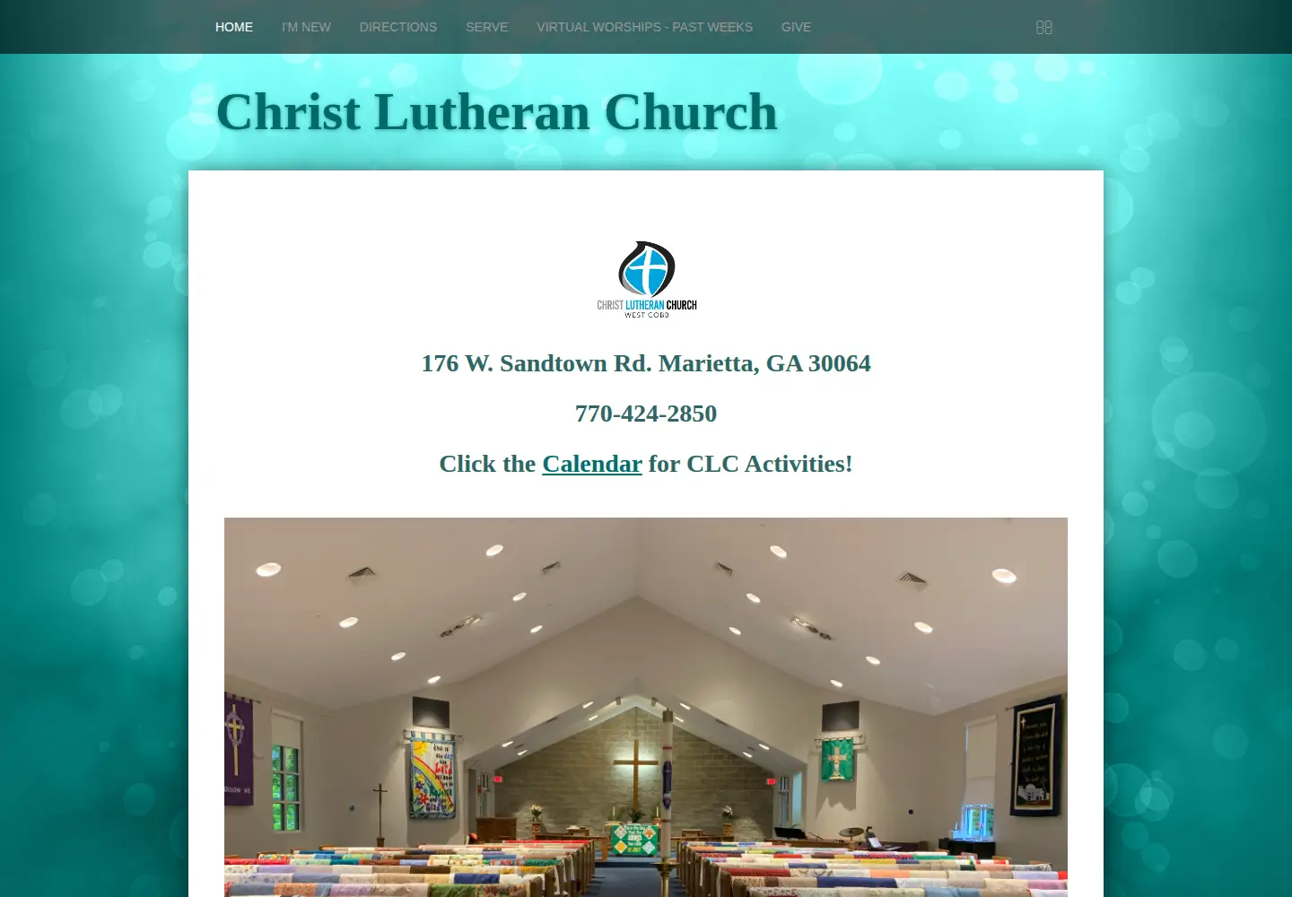 Screenshot of clcwestcobb.org