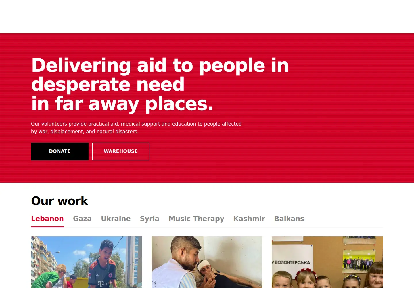 Screenshot of edinburghdirectaid.org