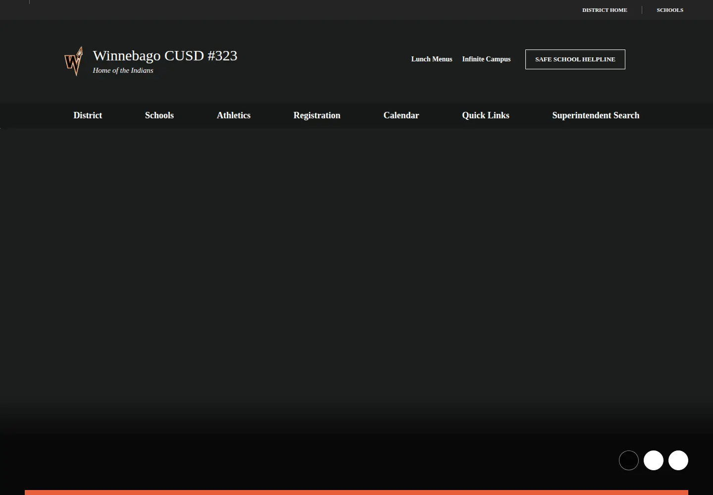 Screenshot of winnebagoschools.org