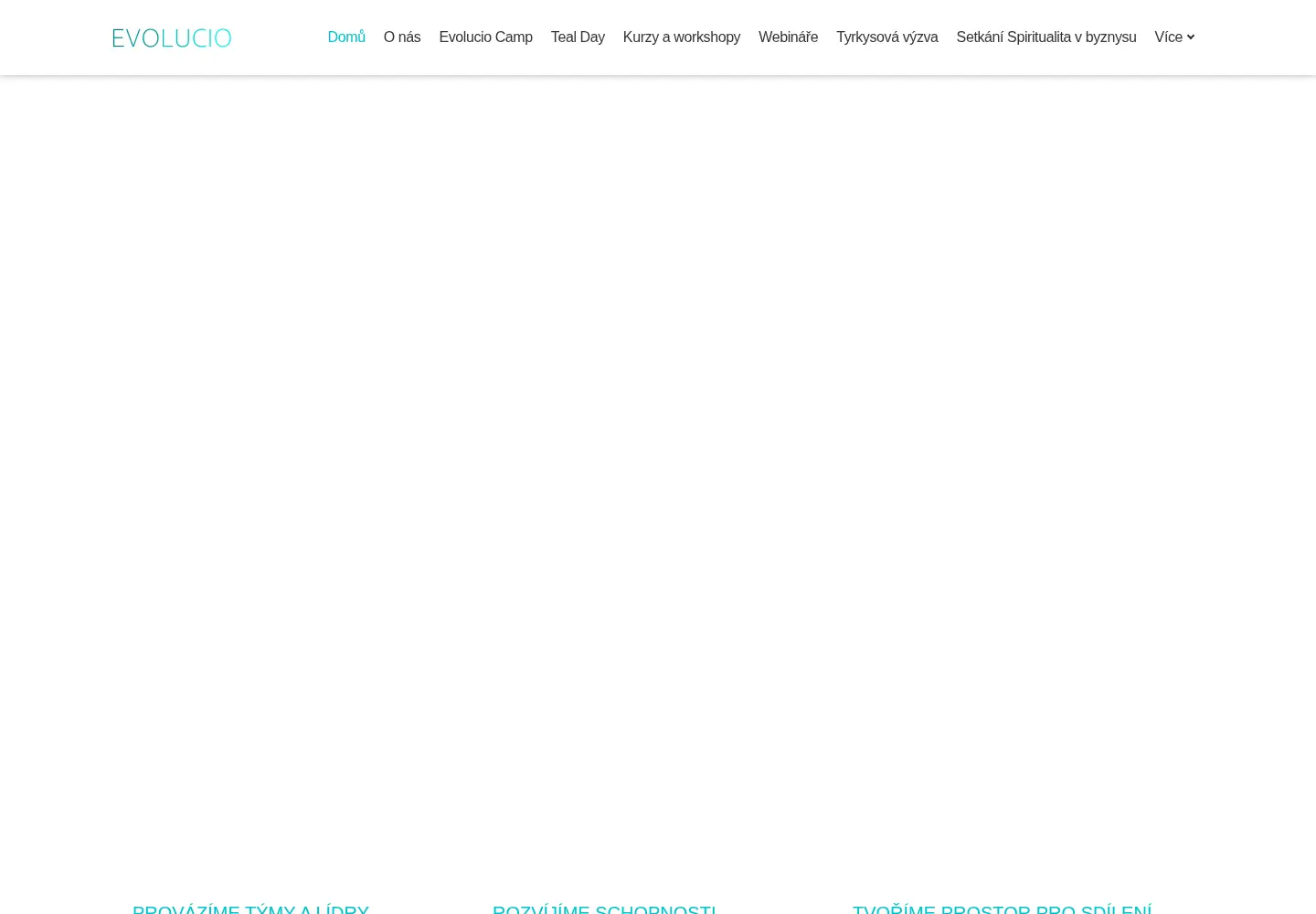 Screenshot of evolucio.space