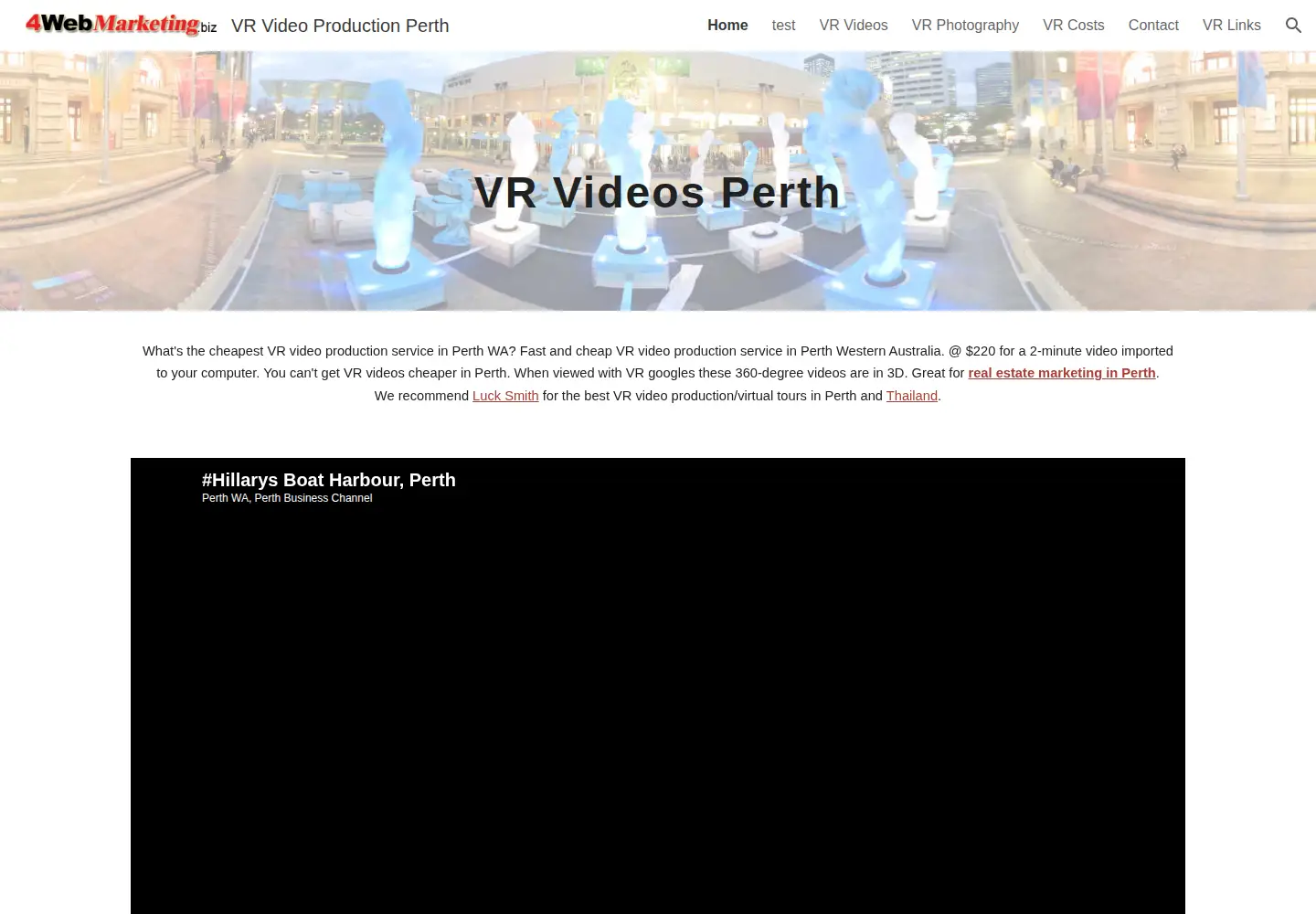 Screenshot of vrvideos.video